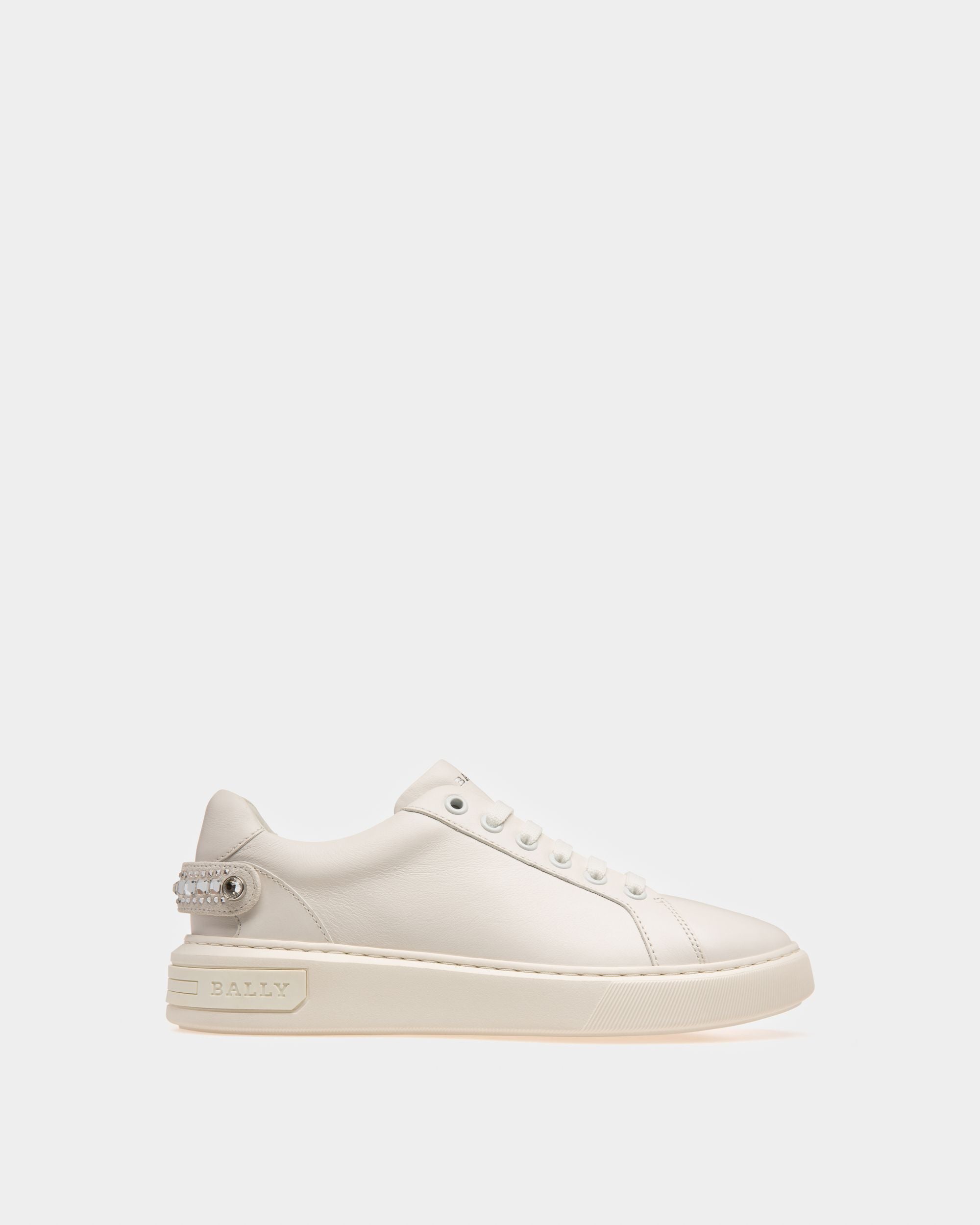 Malya Sneaker Aus Weissem Leder - Damen - Bally - 01