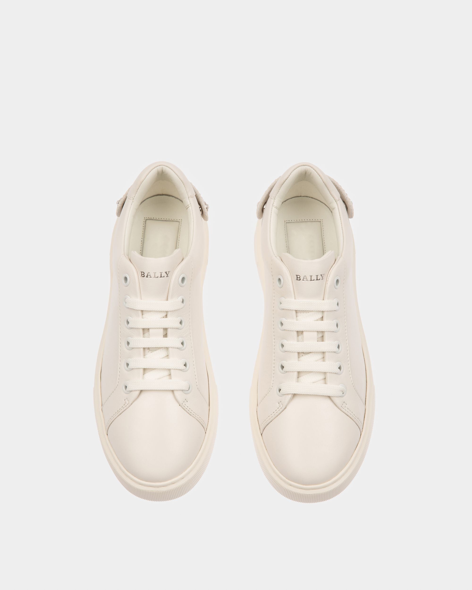 Malya Sneaker Aus Weissem Leder - Damen - Bally - 02