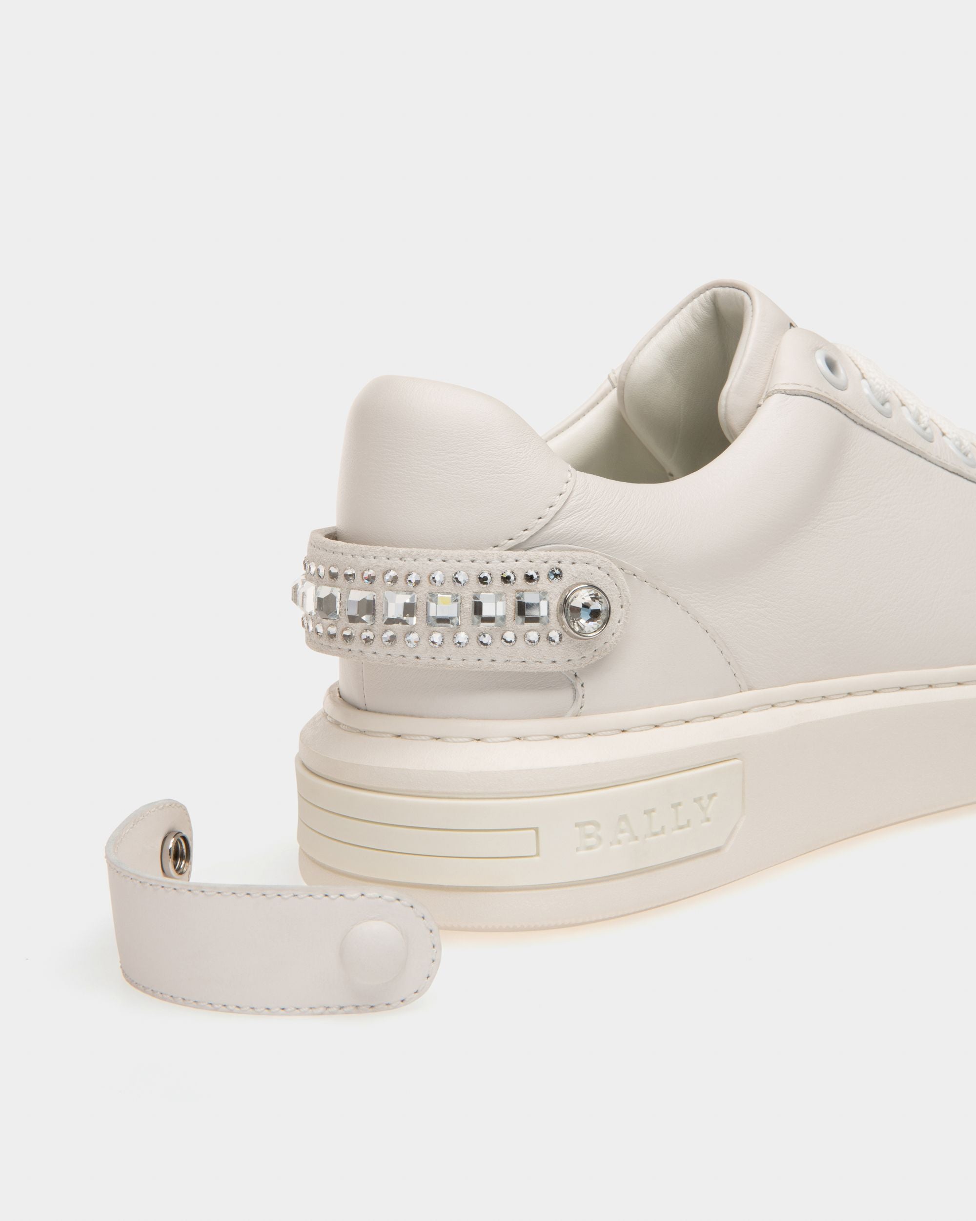 Malya Sneaker Aus Weissem Leder - Damen - Bally - 06