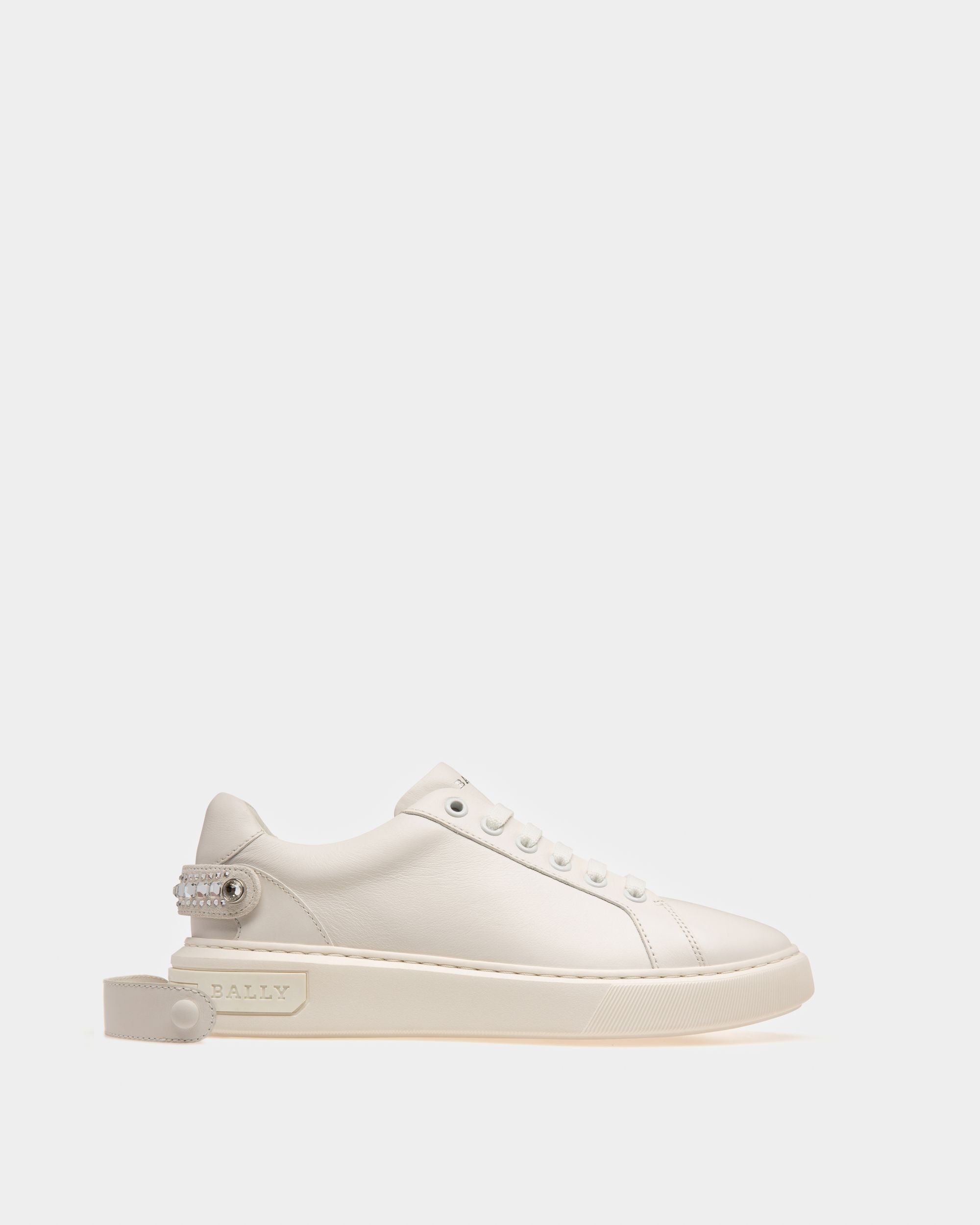 Malya Sneaker Aus Weissem Leder - Damen - Bally - 09