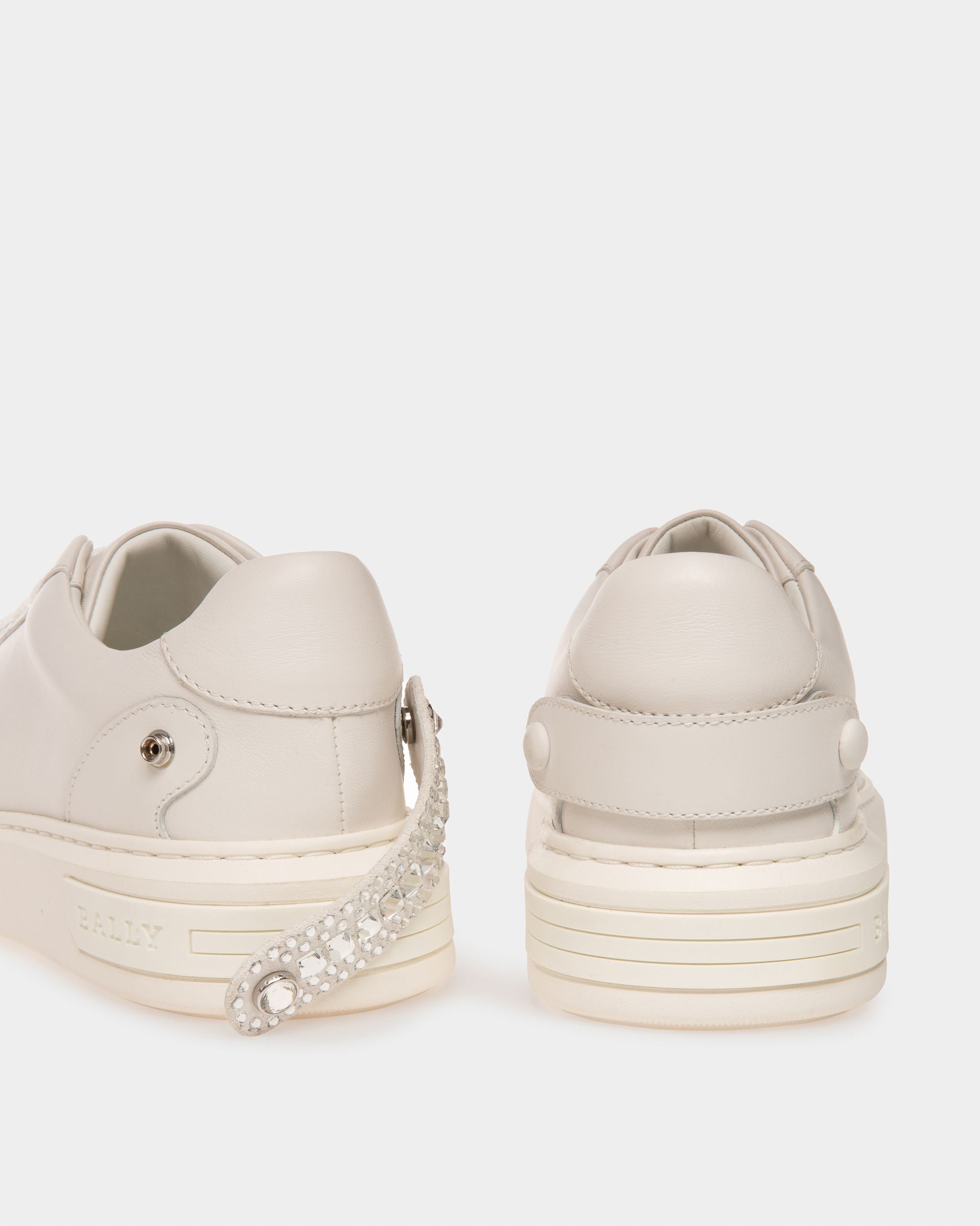 Malya Sneaker Aus Weissem Leder - Damen - Bally - 10