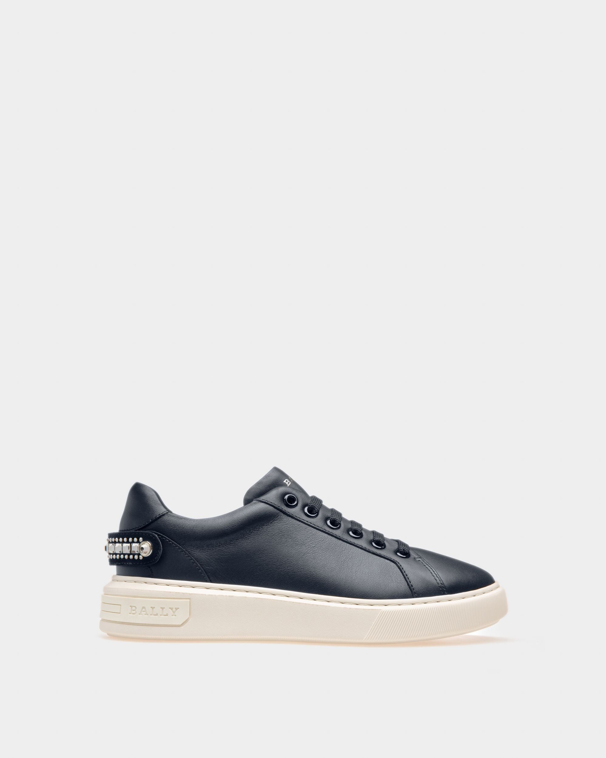 Malya Sneaker Aus Marineblauem Leder - Damen - Bally - 01