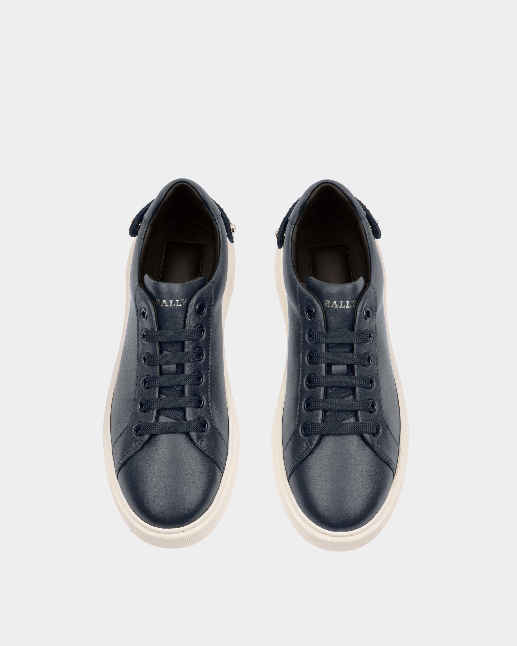 Malya Sneaker Aus Marineblauem Leder - Damen - Bally - 02