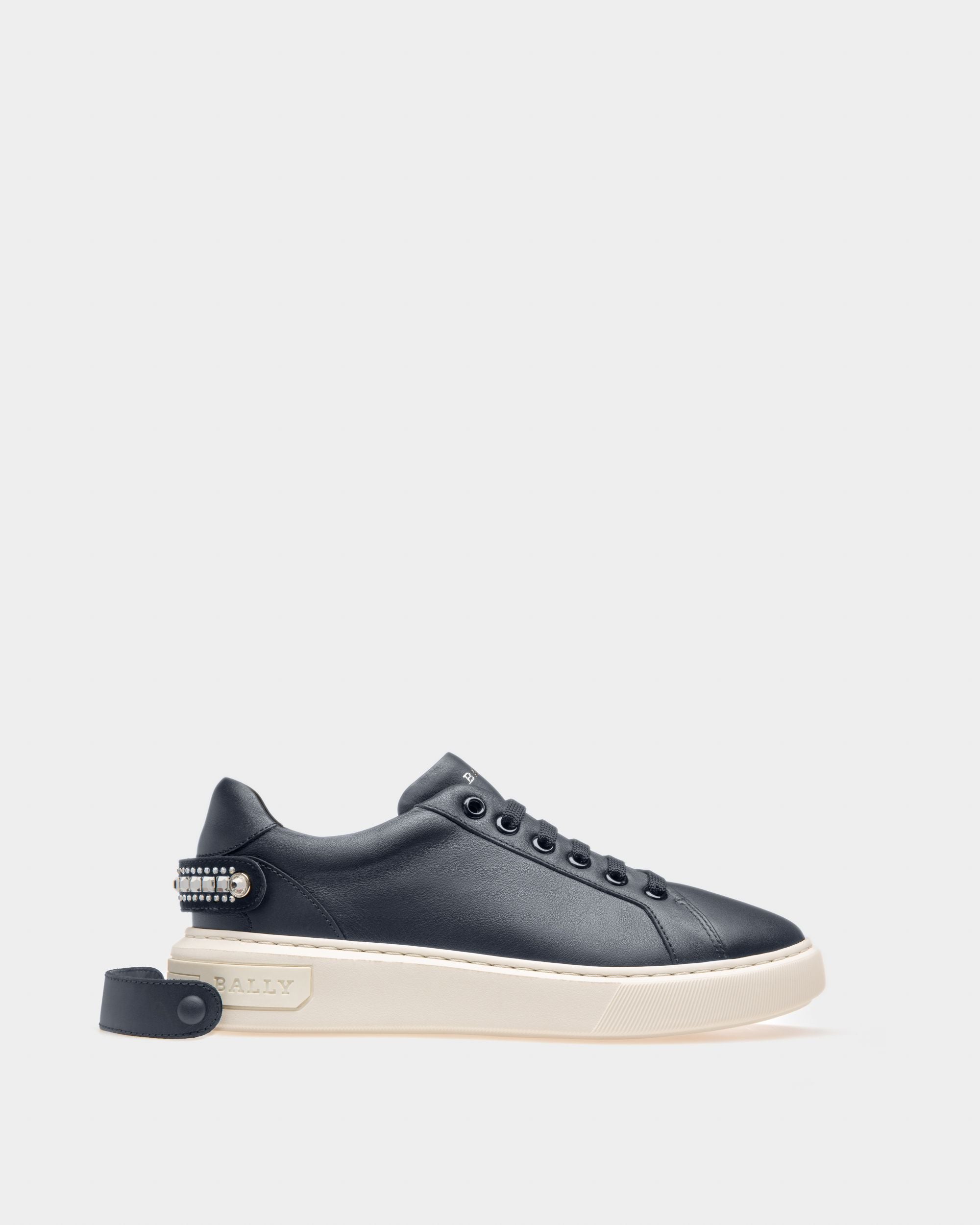Malya Sneaker Aus Marineblauem Leder - Damen - Bally - 09