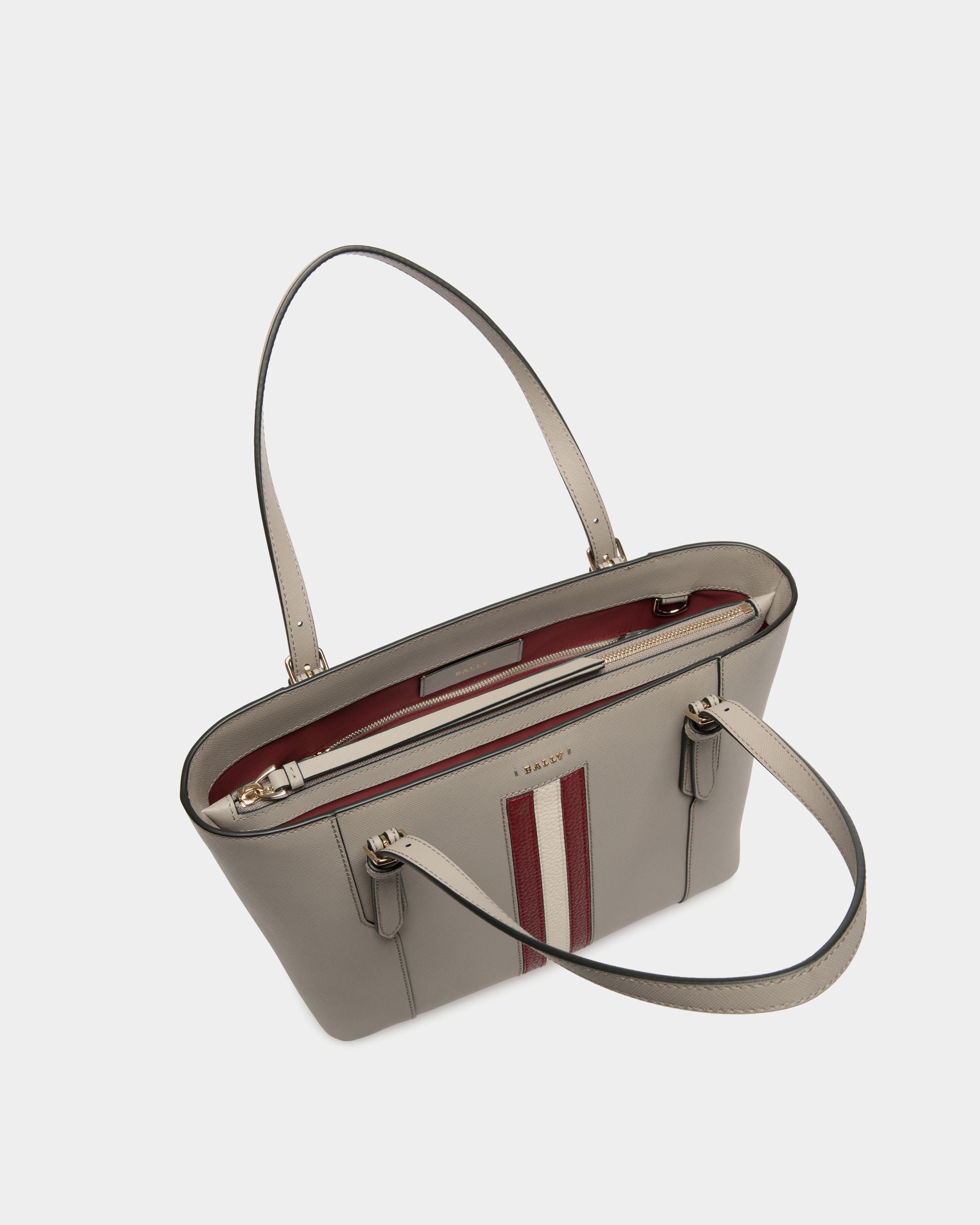 Tote In Grey Bovine Split - Damen - Bally - 04