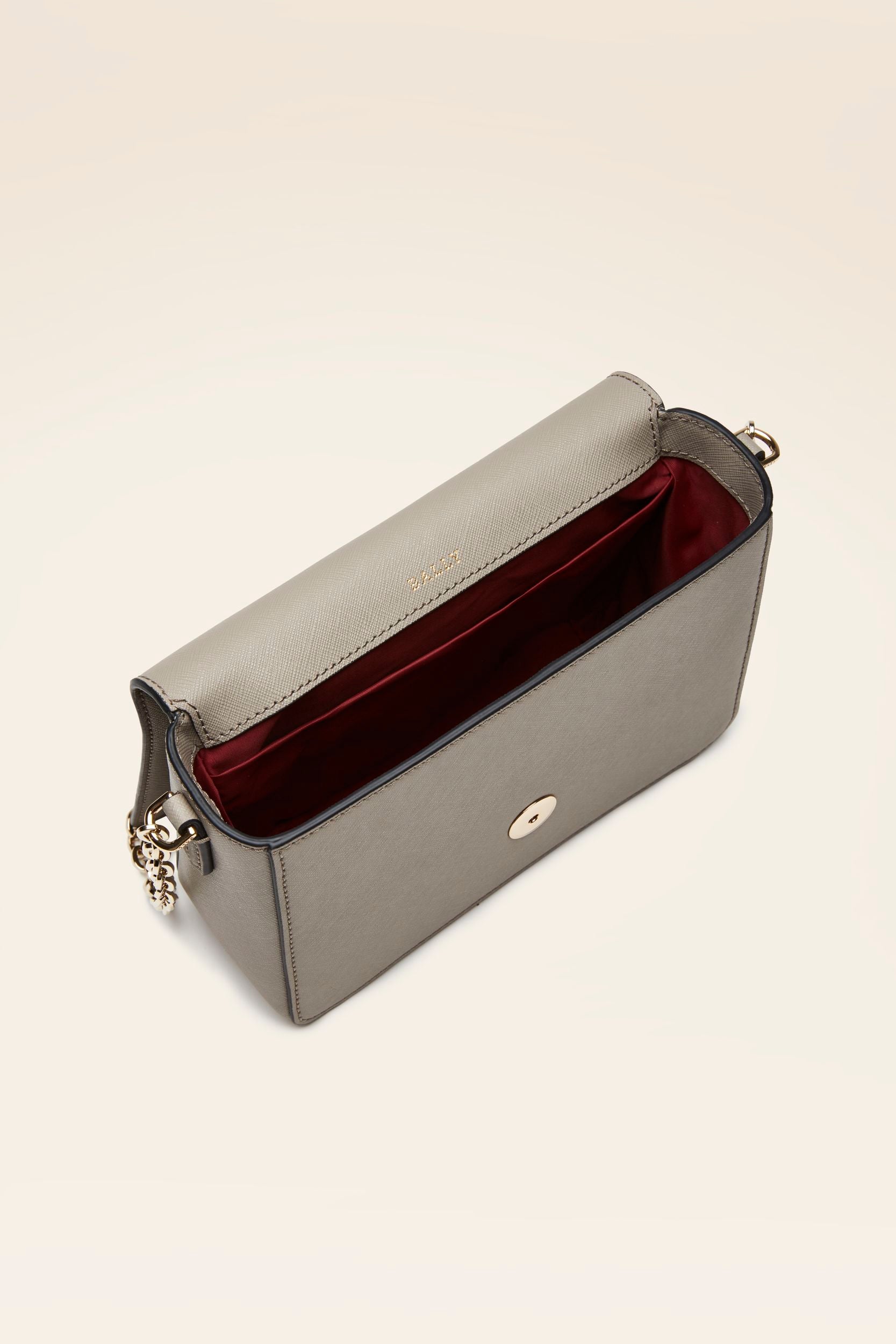 Women's Grey Crossbody Bag - Damen - Bally - 03