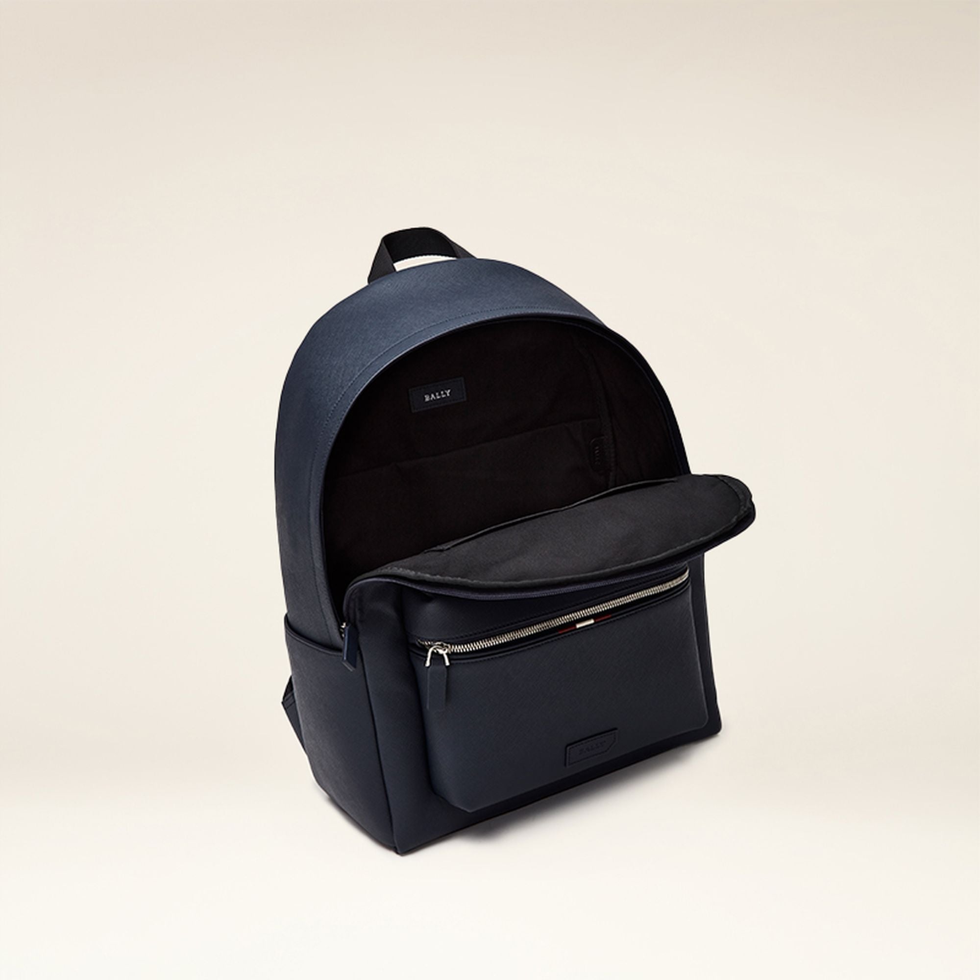Men's Blue Leather Business Casual Backpack - Herren - Bally - 03