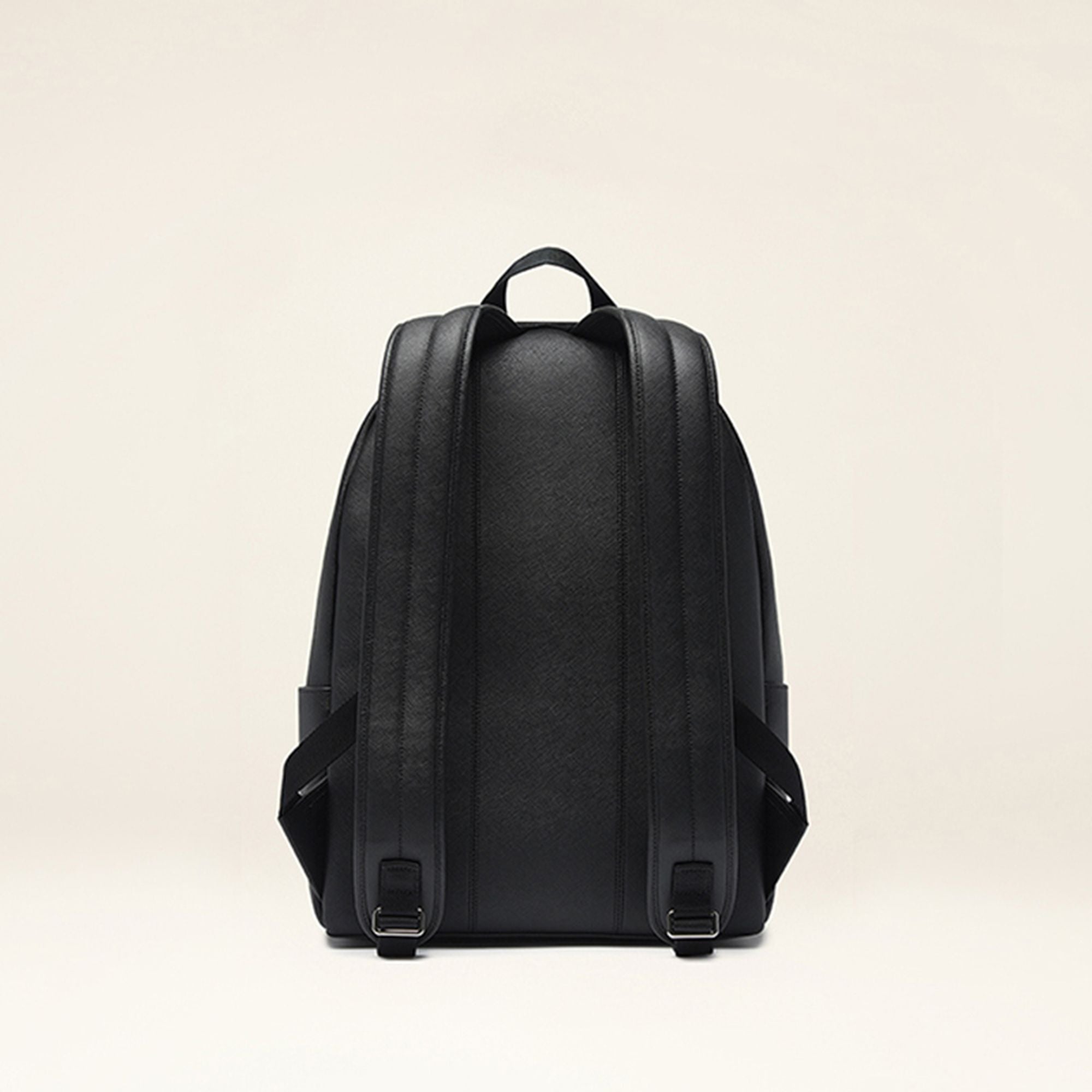 Men's Black Leather Casual Backpack - Herren - Bally - 02