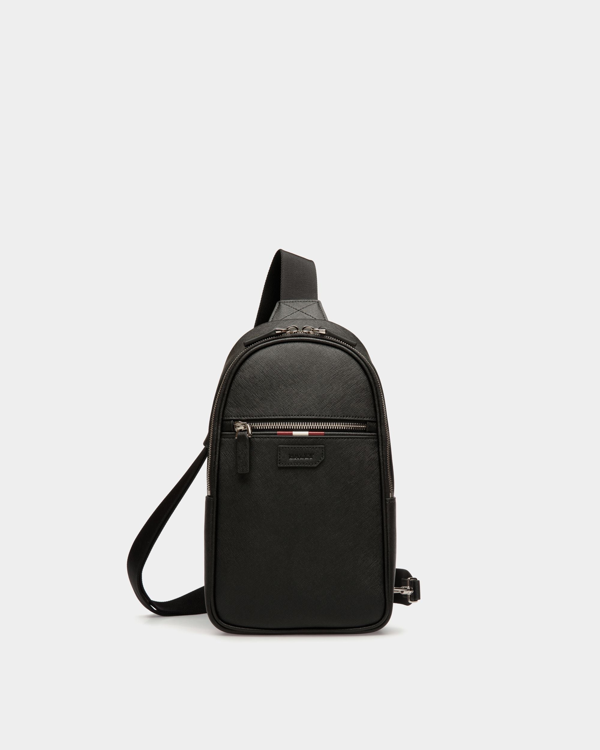 Sling Bag In Black Bovine Split - Herren - Bally - 01