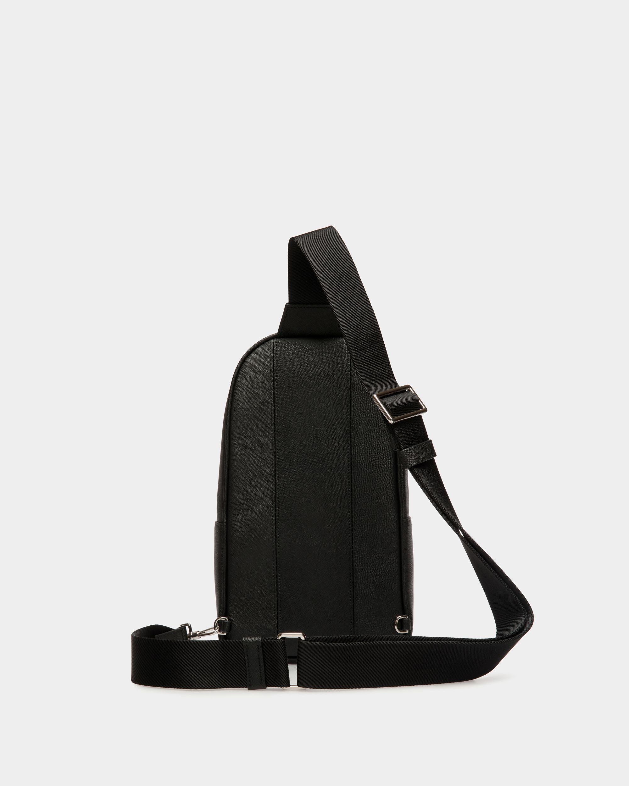 Sling Bag In Black Bovine Split - Herren - Bally - 02