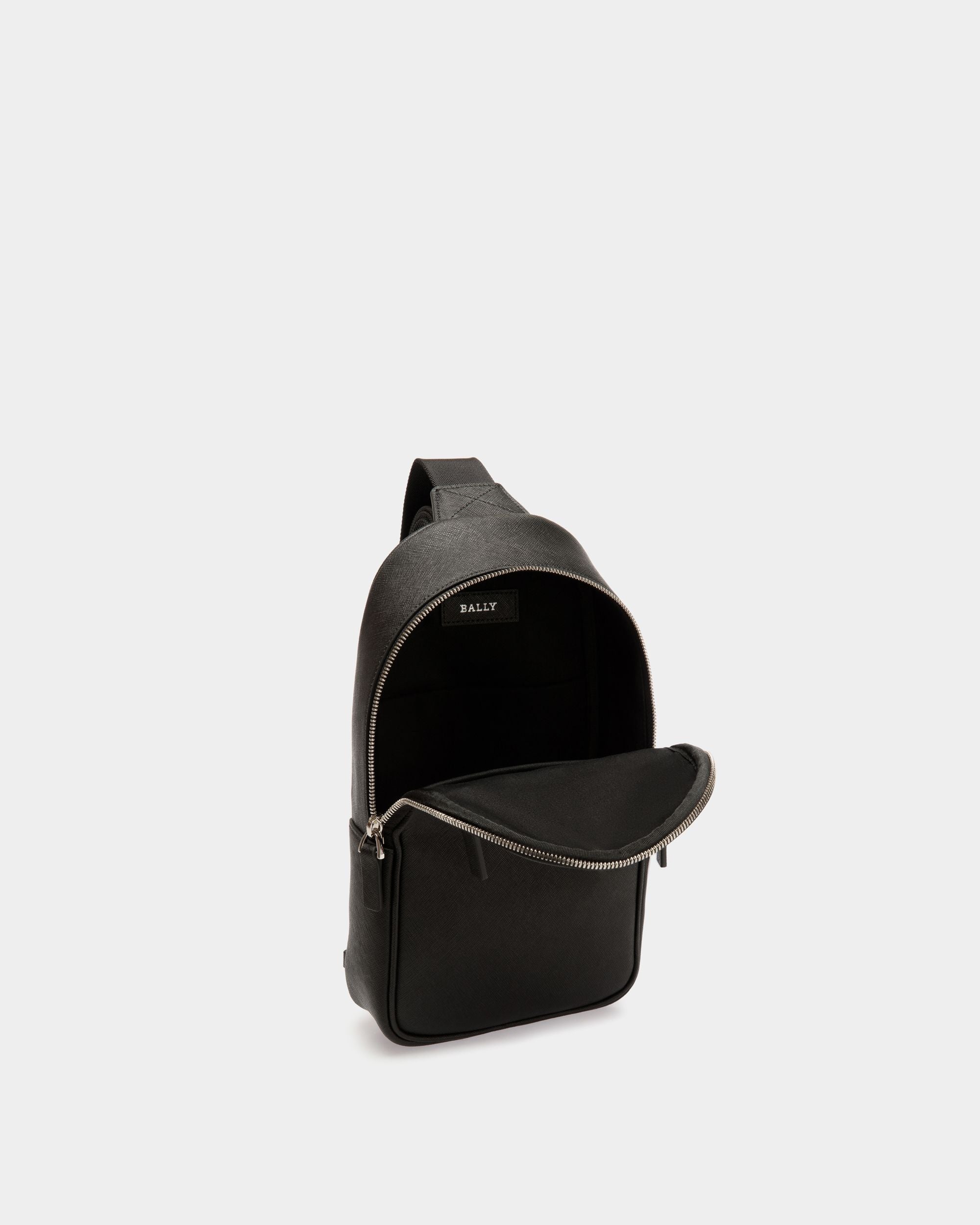 Sling Bag In Black Bovine Split - Herren - Bally - 04