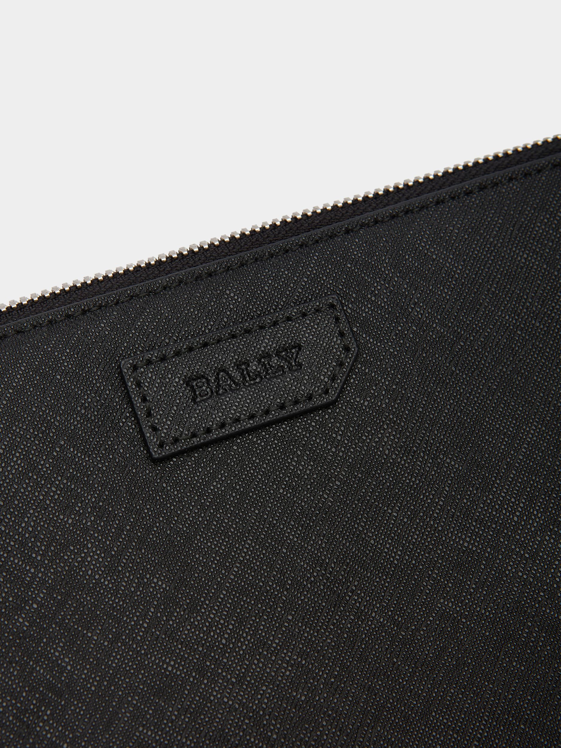 Men's Black Clutch Bag - Herren - Bally - 05