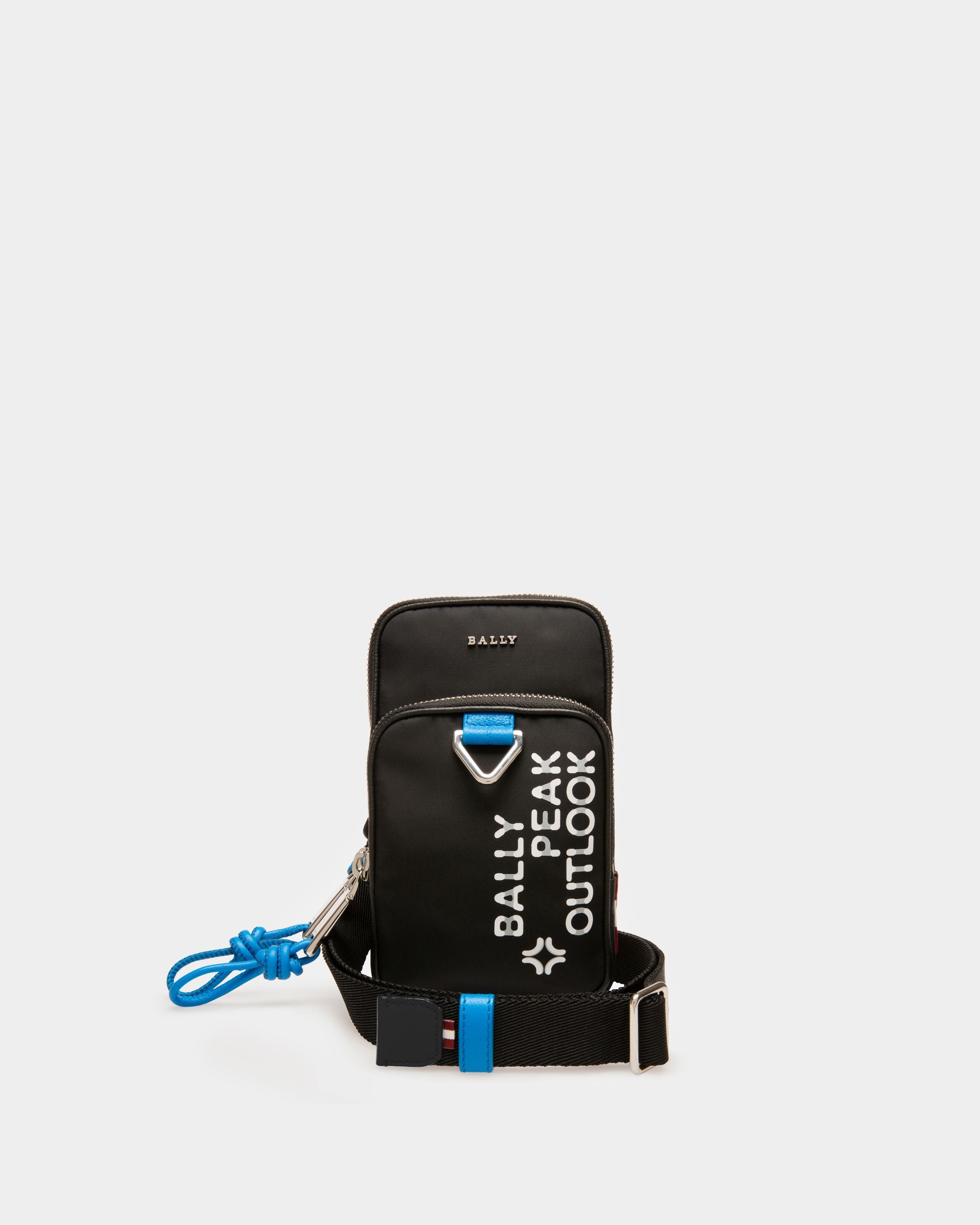 Pocky Handytasche Aus Schwarzem Recyceltem Nylon - Herren - Bally - 01