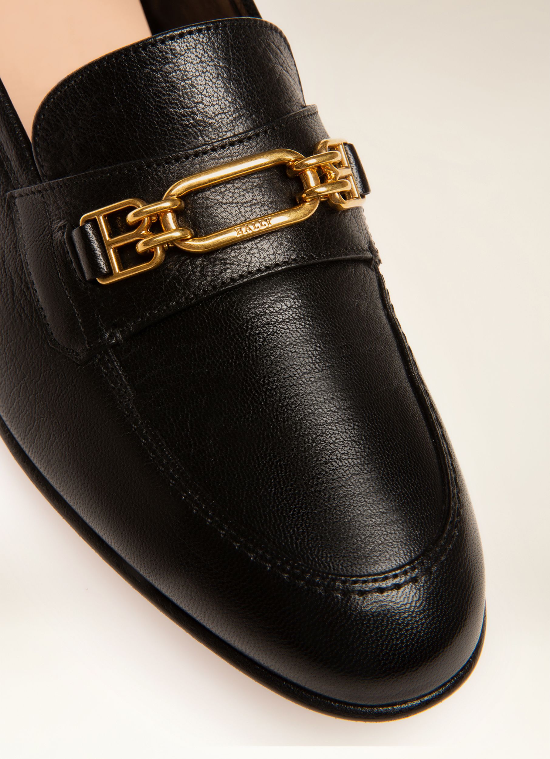 Marsy Loafer Aus Schwarzem Leder - Damen - Bally - 02