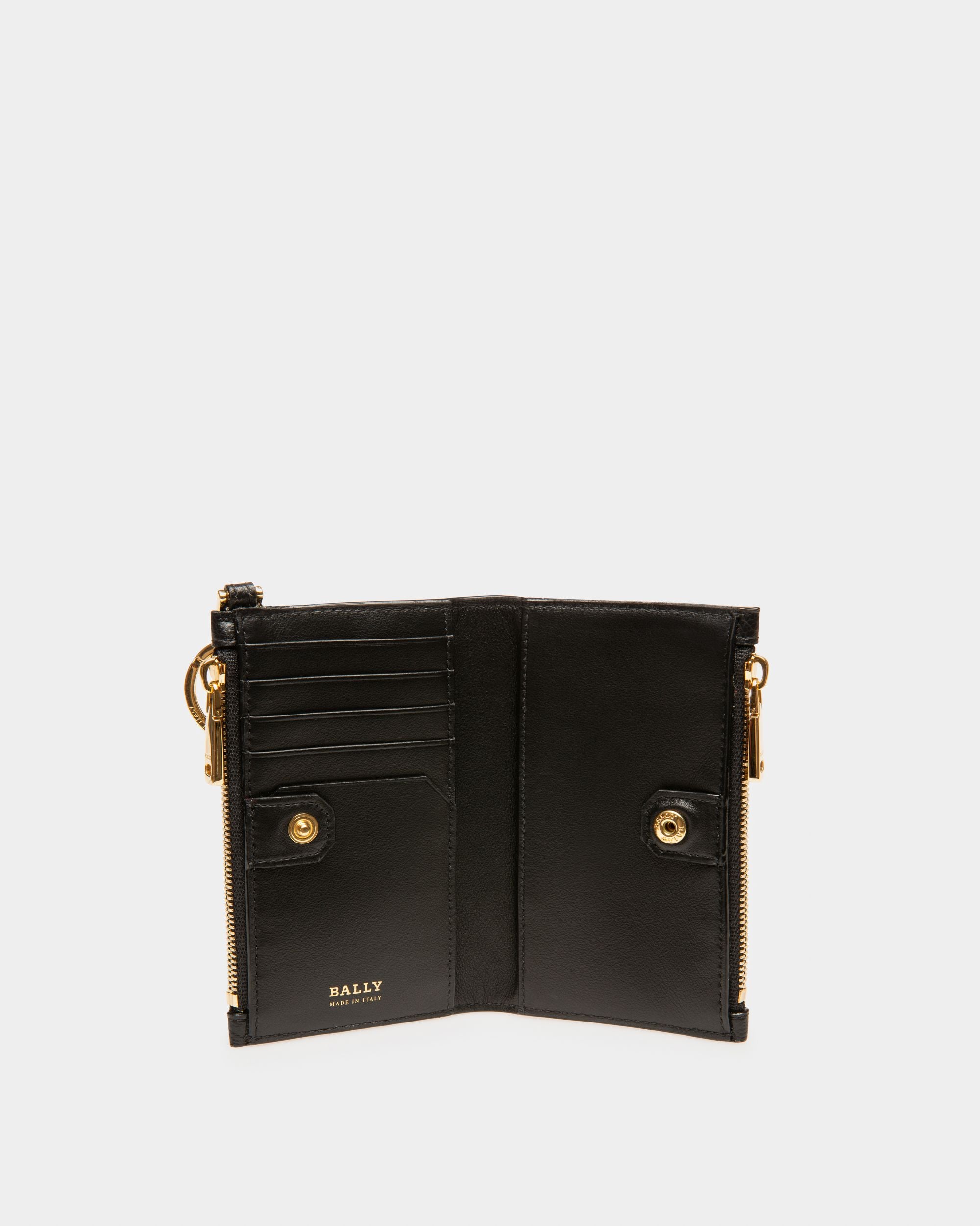 Larin Brieftasche Aus Schwarzem Leder - Damen - Bally - 03