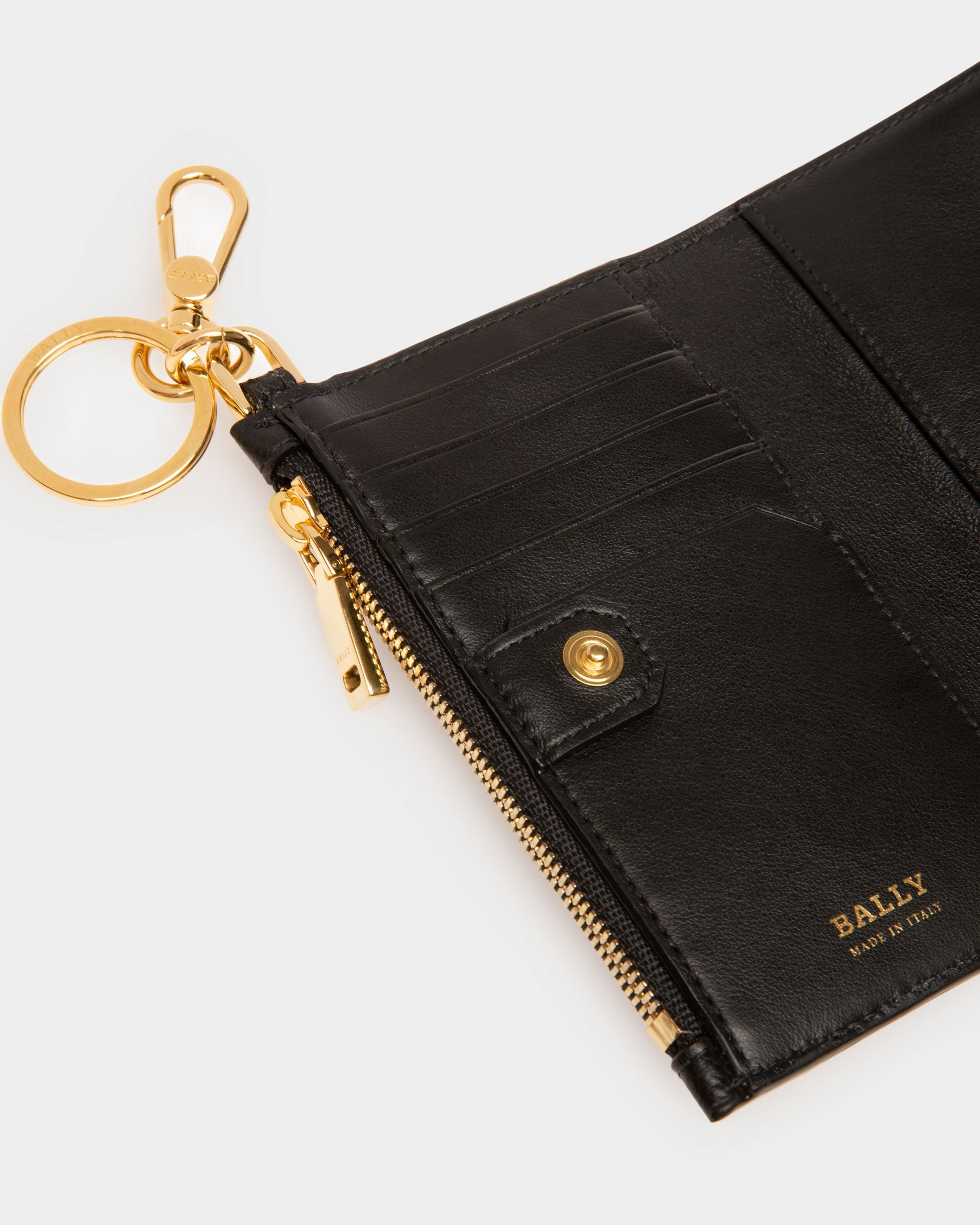 Larin Brieftasche Aus Schwarzem Leder - Damen - Bally - 04
