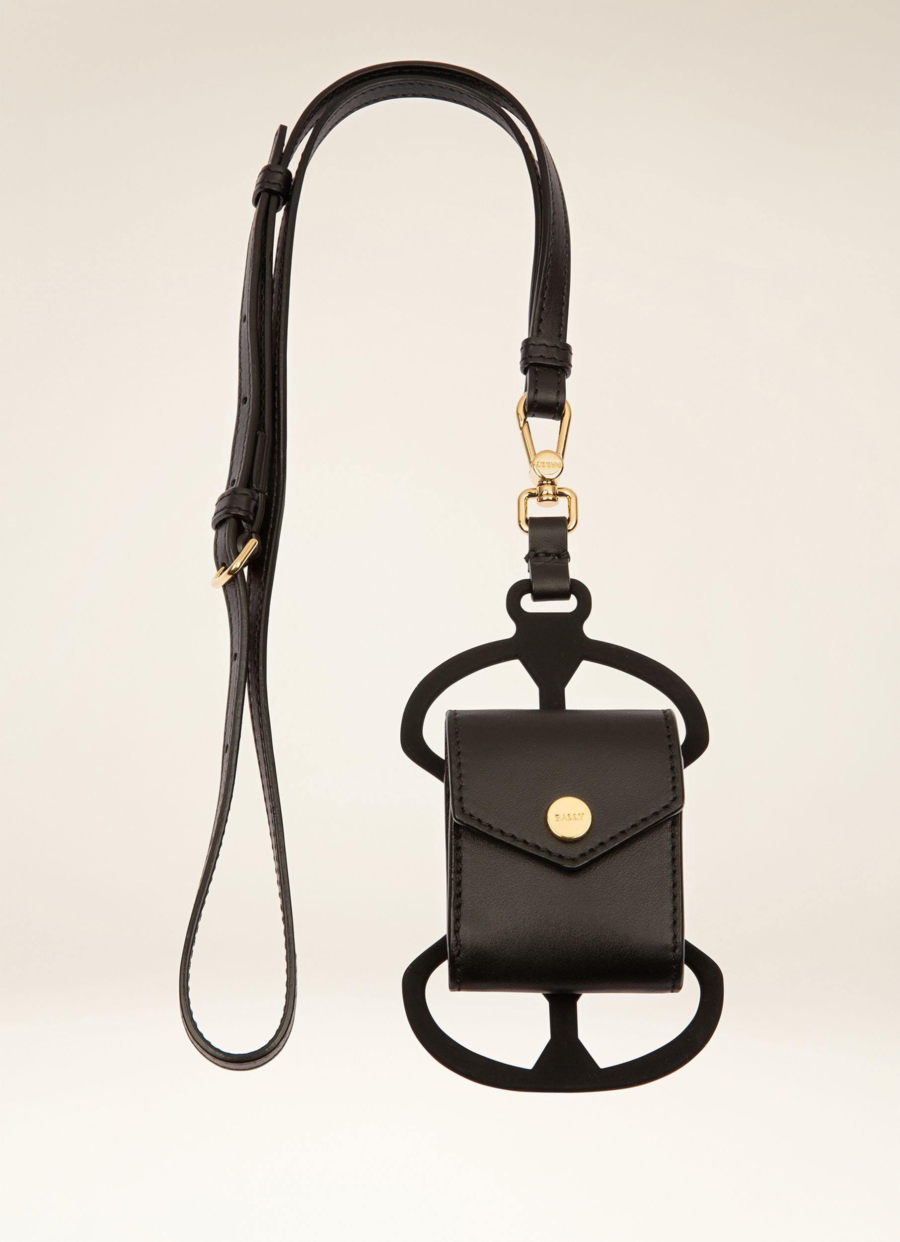 Stefy Handytasche Aus Schwarzem Leder - Damen - Bally - 01