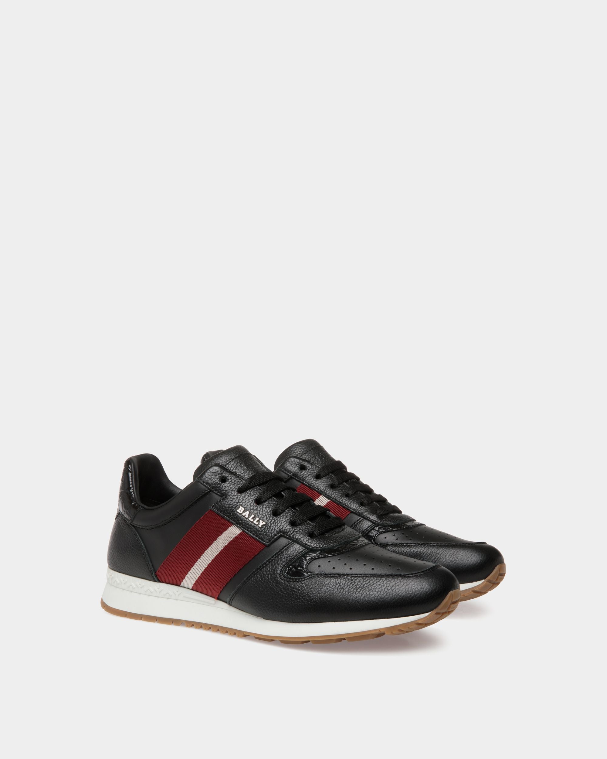Arnold Sneaker Aus Schwarzem Leder - Herren - Bally - 02