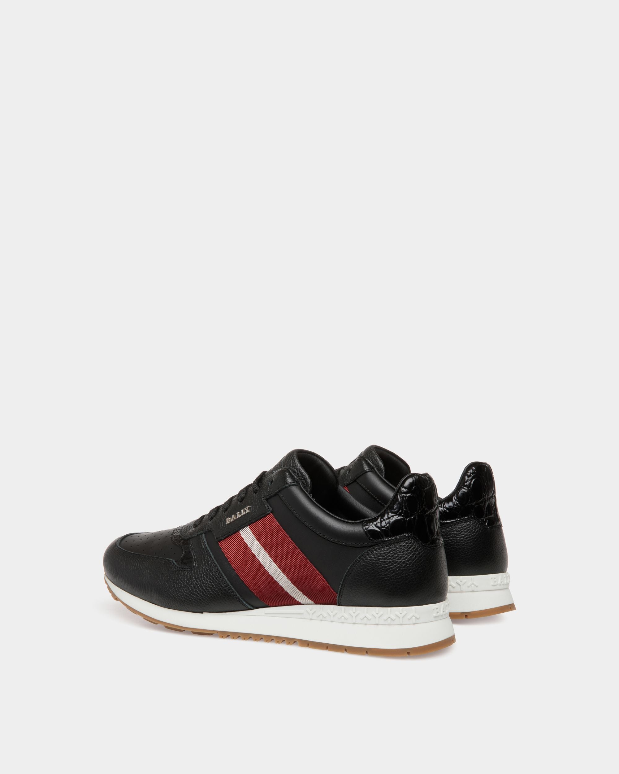 Arnold Sneaker Aus Schwarzem Leder - Herren - Bally - 03