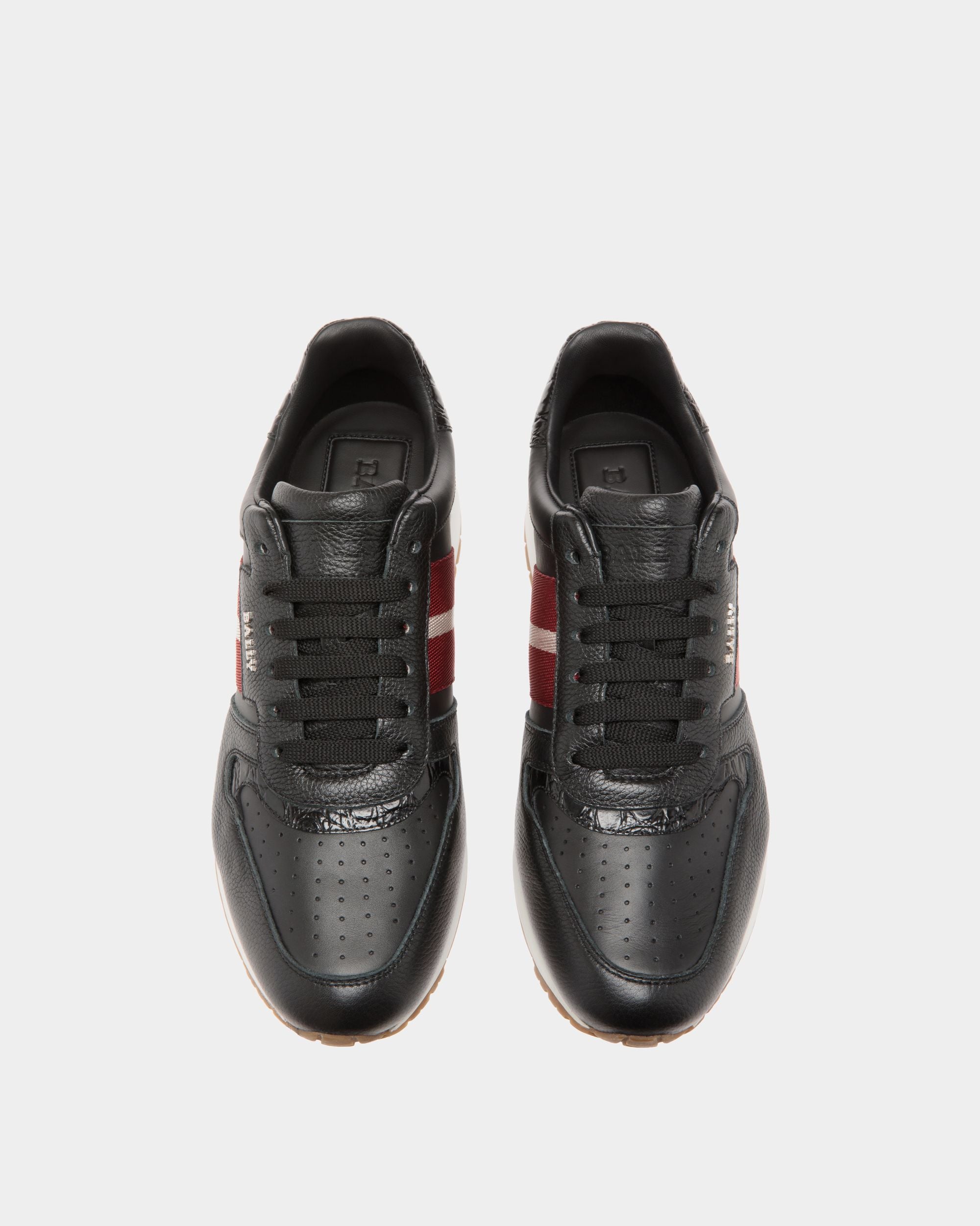 Arnold Sneaker Aus Schwarzem Leder - Herren - Bally - 04
