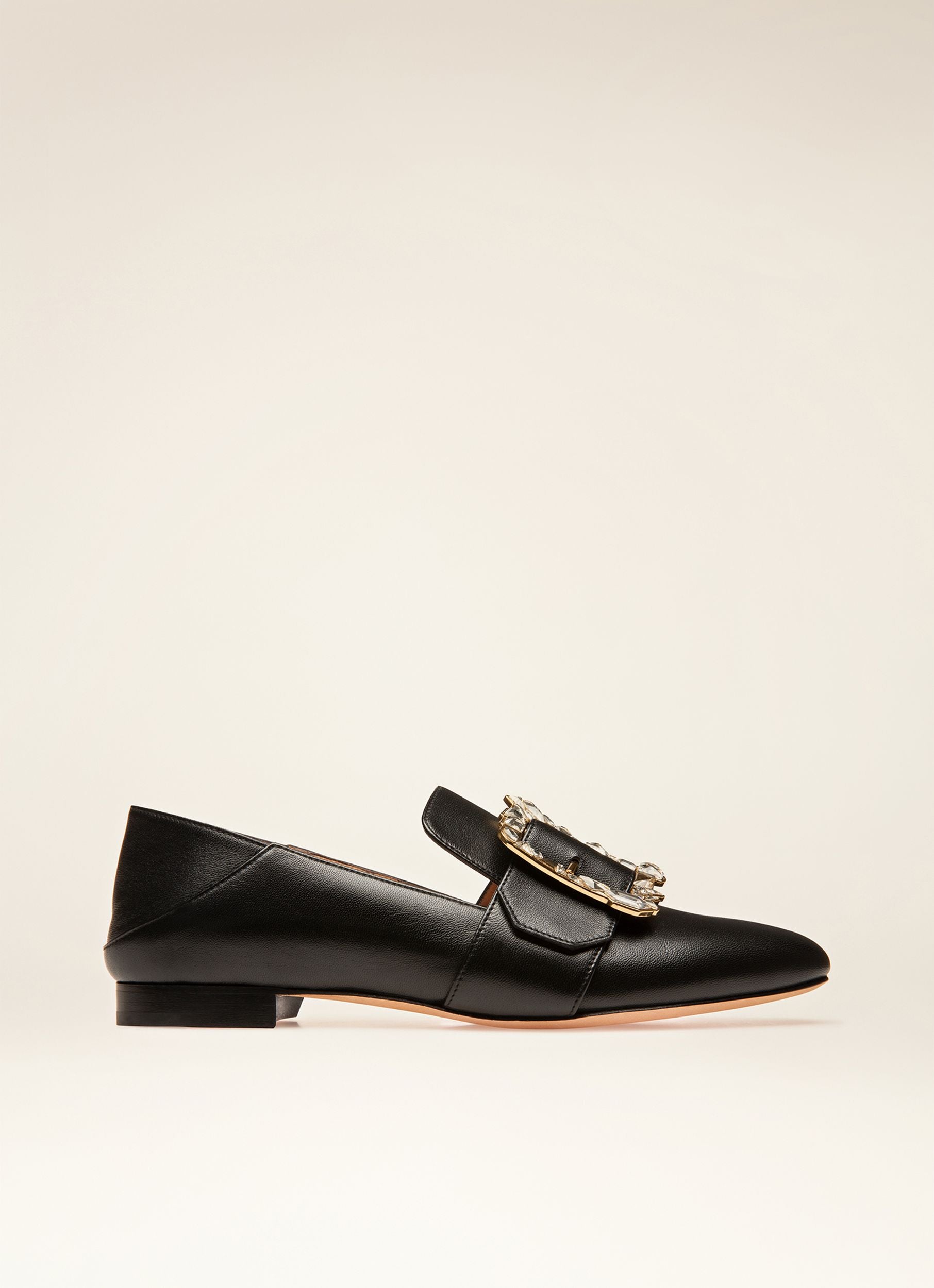 Janelle Loafer Aus Schwarzem Leder - Damen - Bally - 01