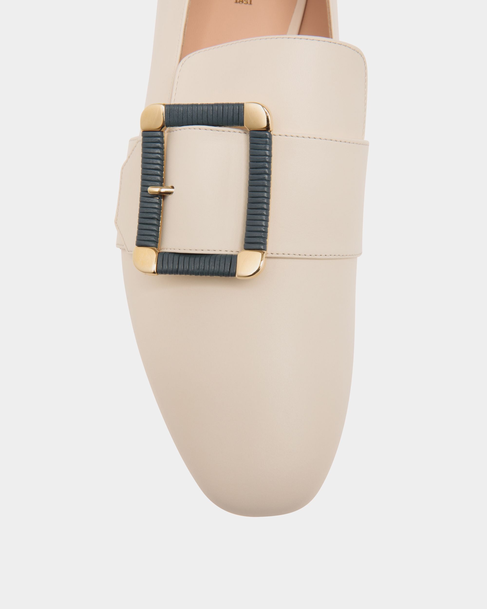Bell Du Jour Flats In White Leather - Damen - Bally - 05
