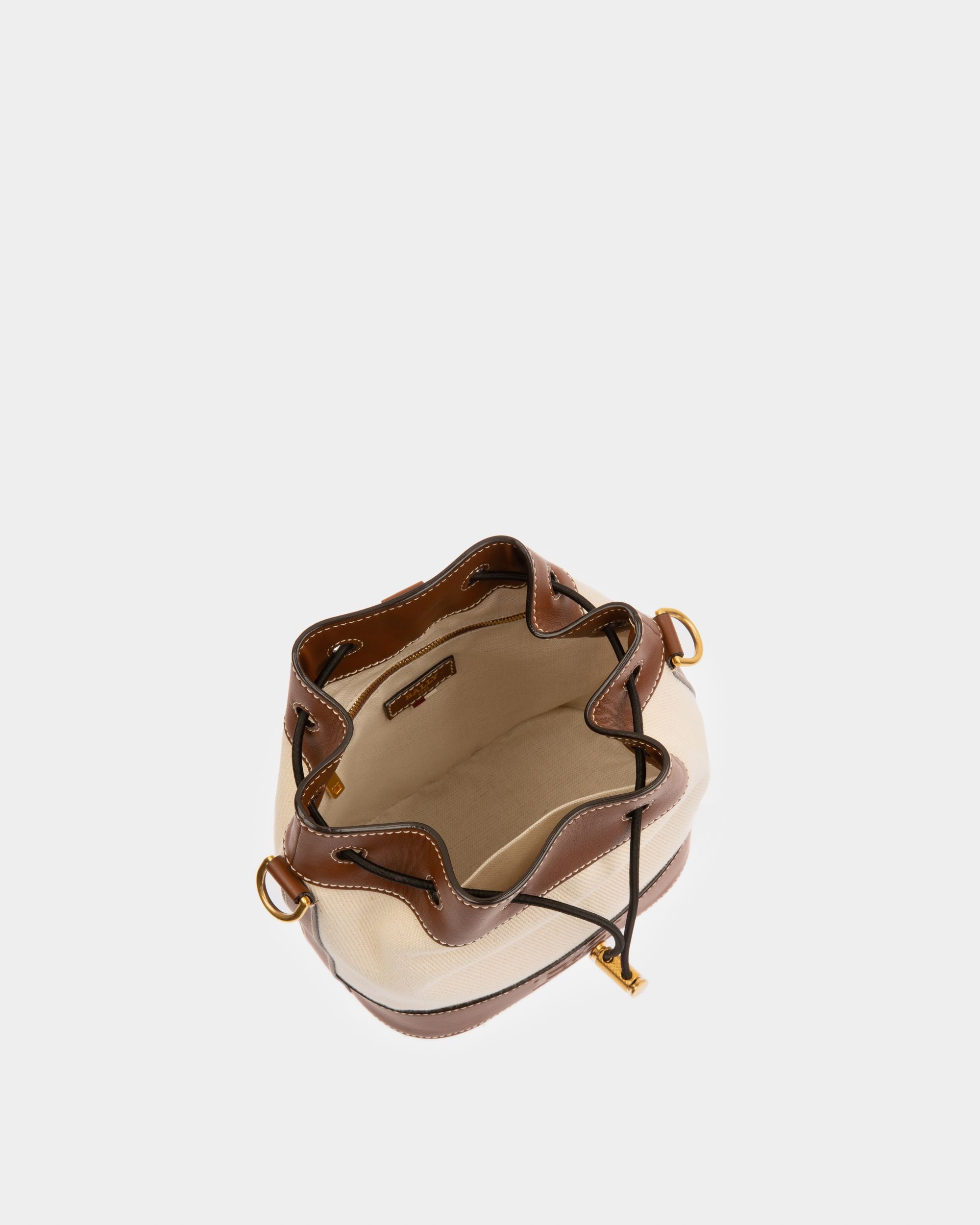 Cleoh Beuteltasche Aus Naturfarbenem Stoff - Damen - Bally - 03