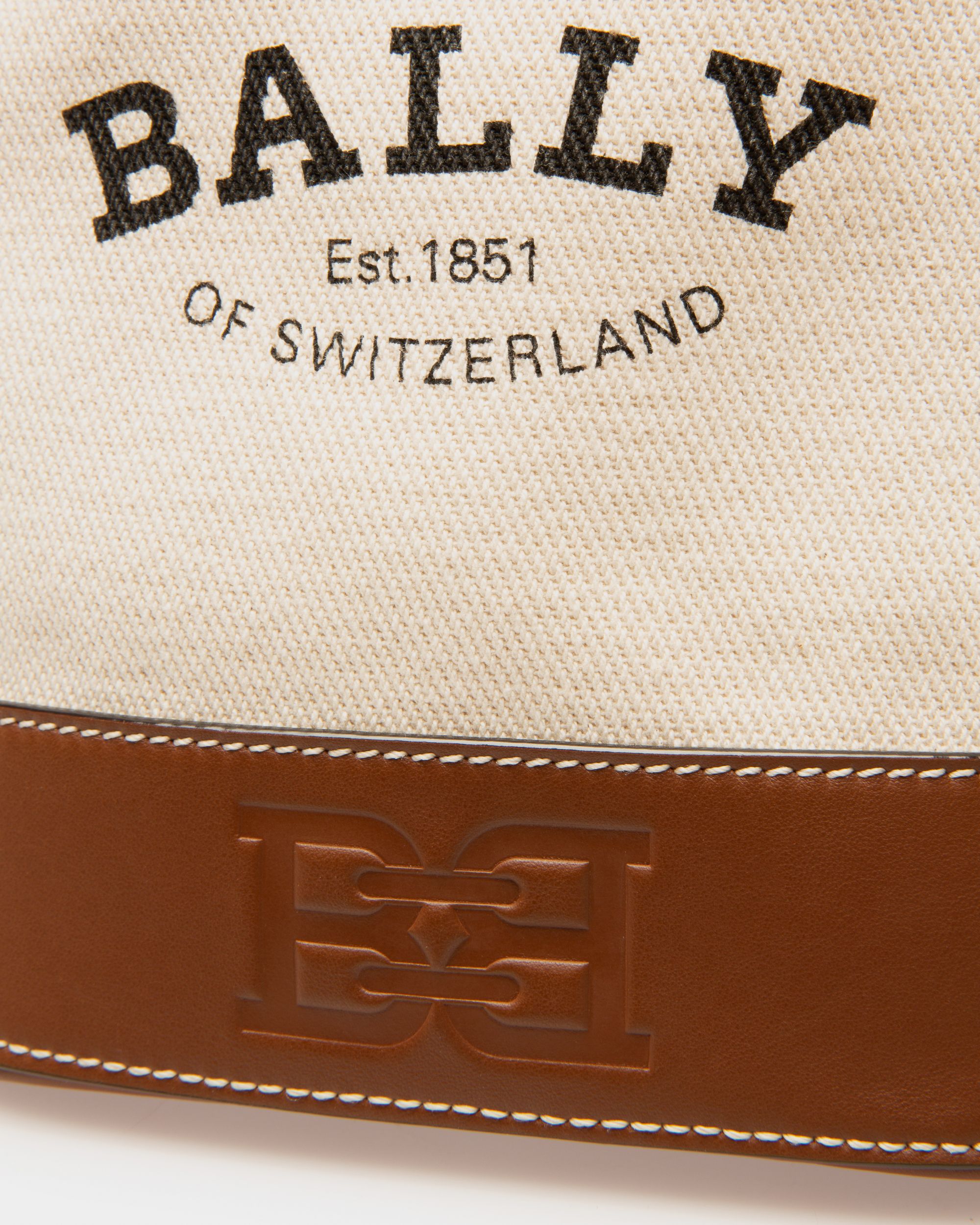Cleoh Beuteltasche Aus Naturfarbenem Stoff - Damen - Bally - 04