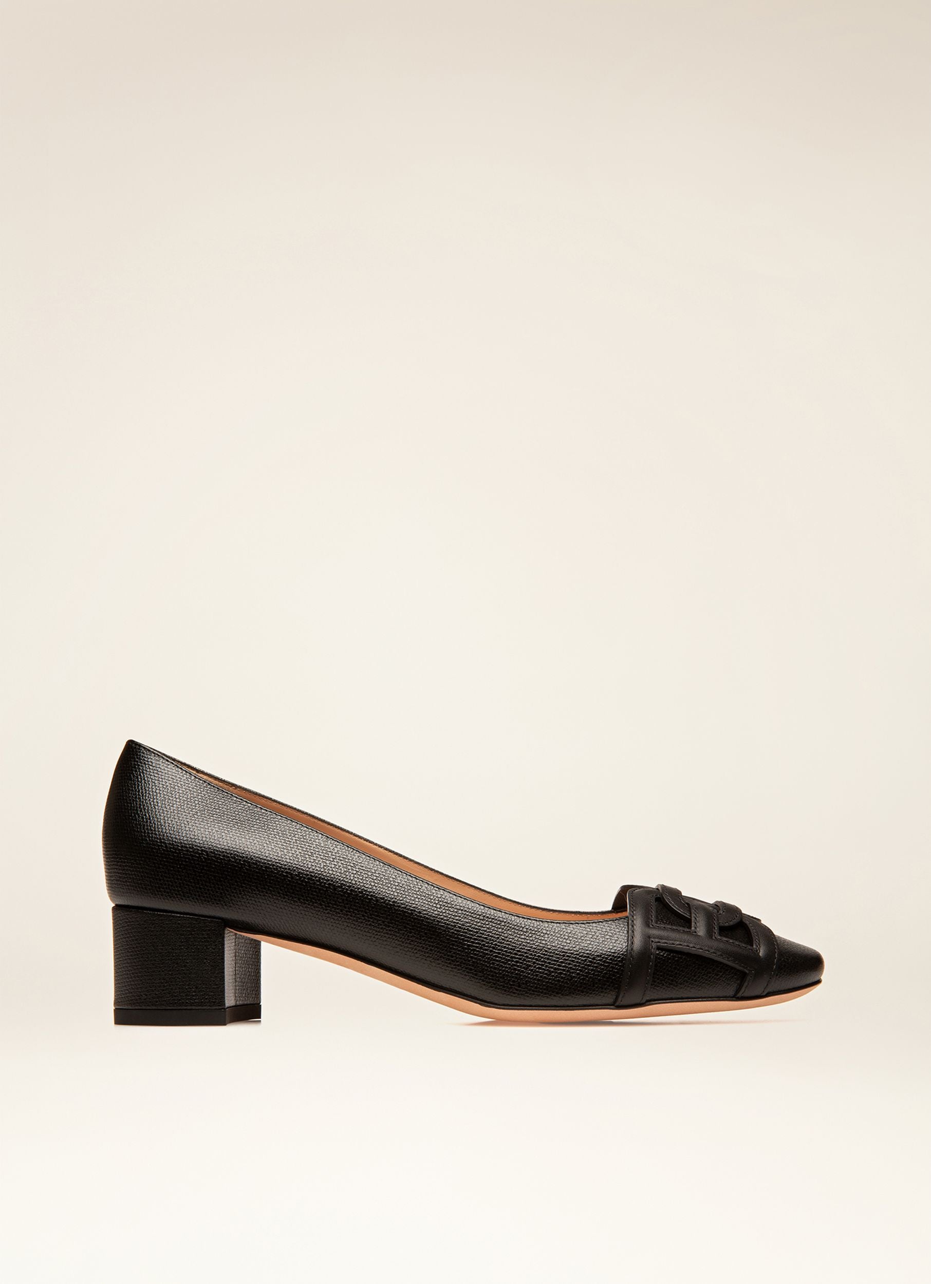 Pinkie Pumps Aus Schwarzem Leder - Damen - Bally - 01
