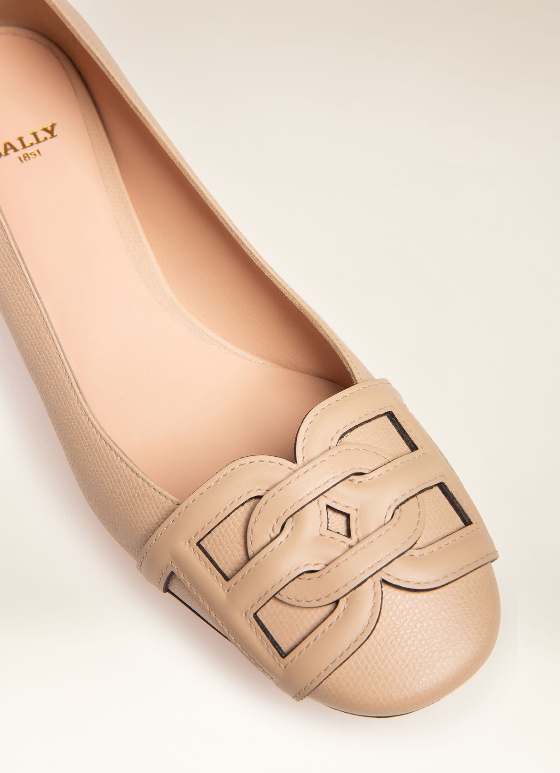 Pinkie Pumps Aus Rosafarbenem Leder - Damen - Bally - 02