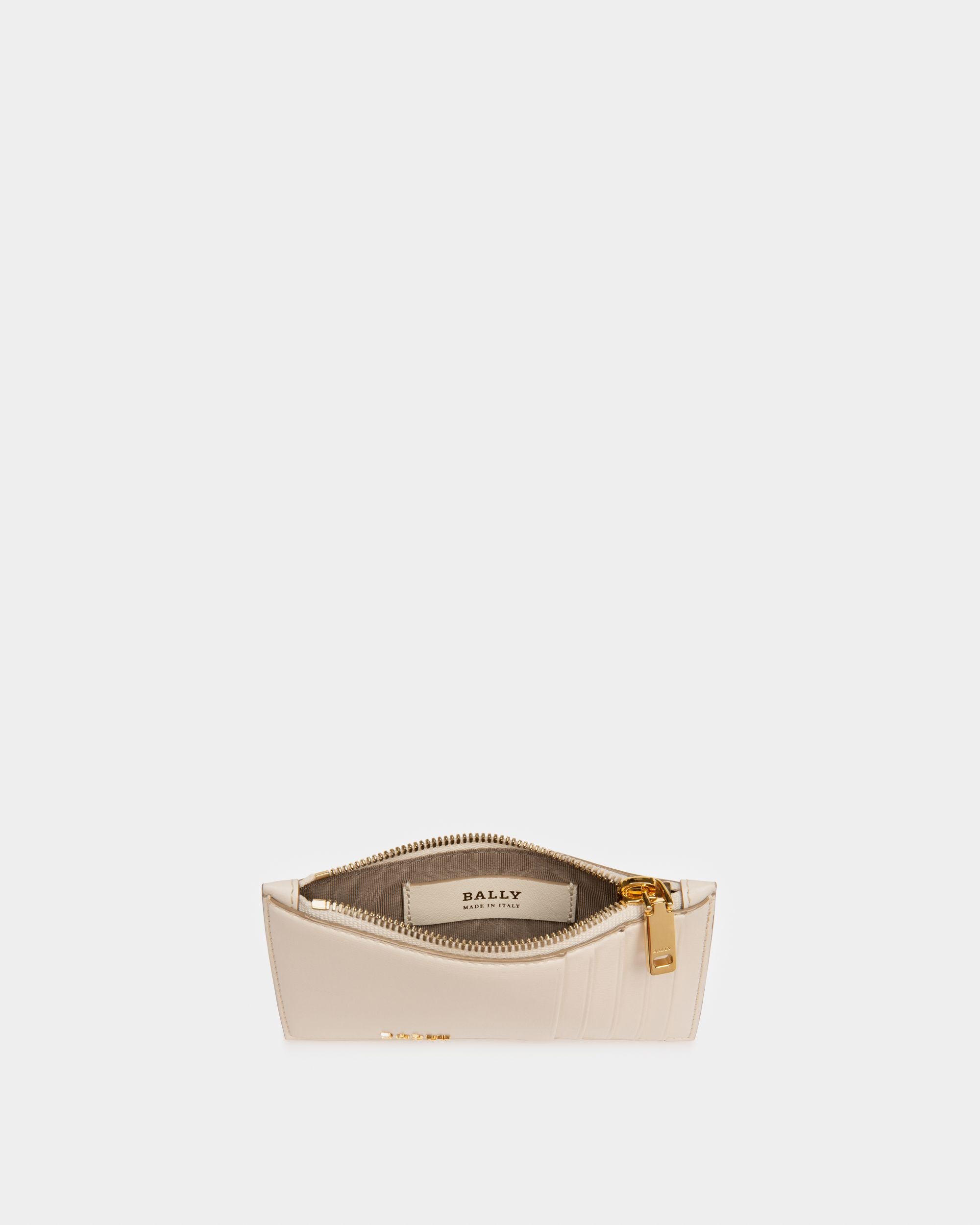 Landy Brieftasche Aus Elfenbeinfarbenem Leder - Damen - Bally - 03