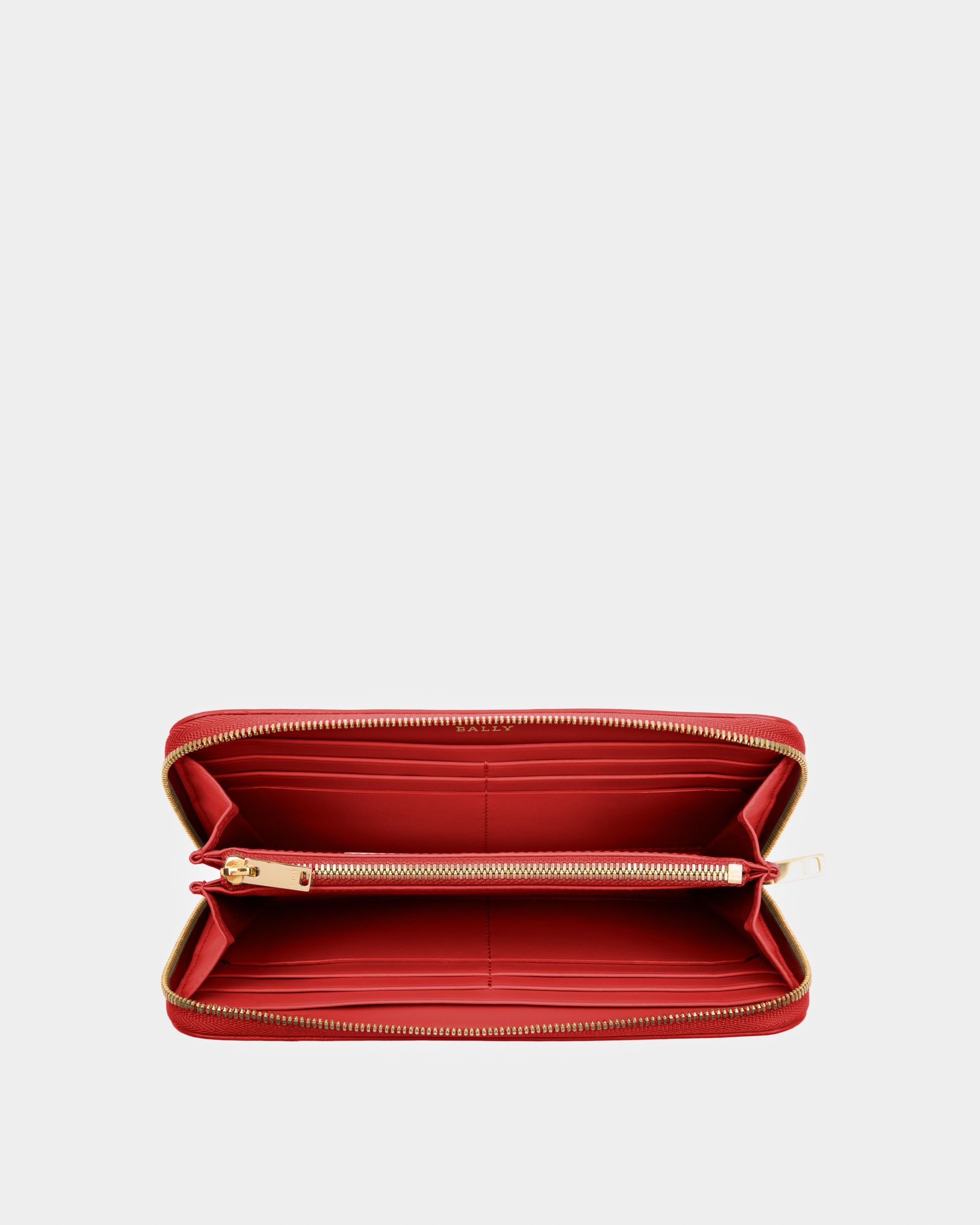 Lovenor Portemonnaie Aus Rotem Leder - Damen - Bally - 03