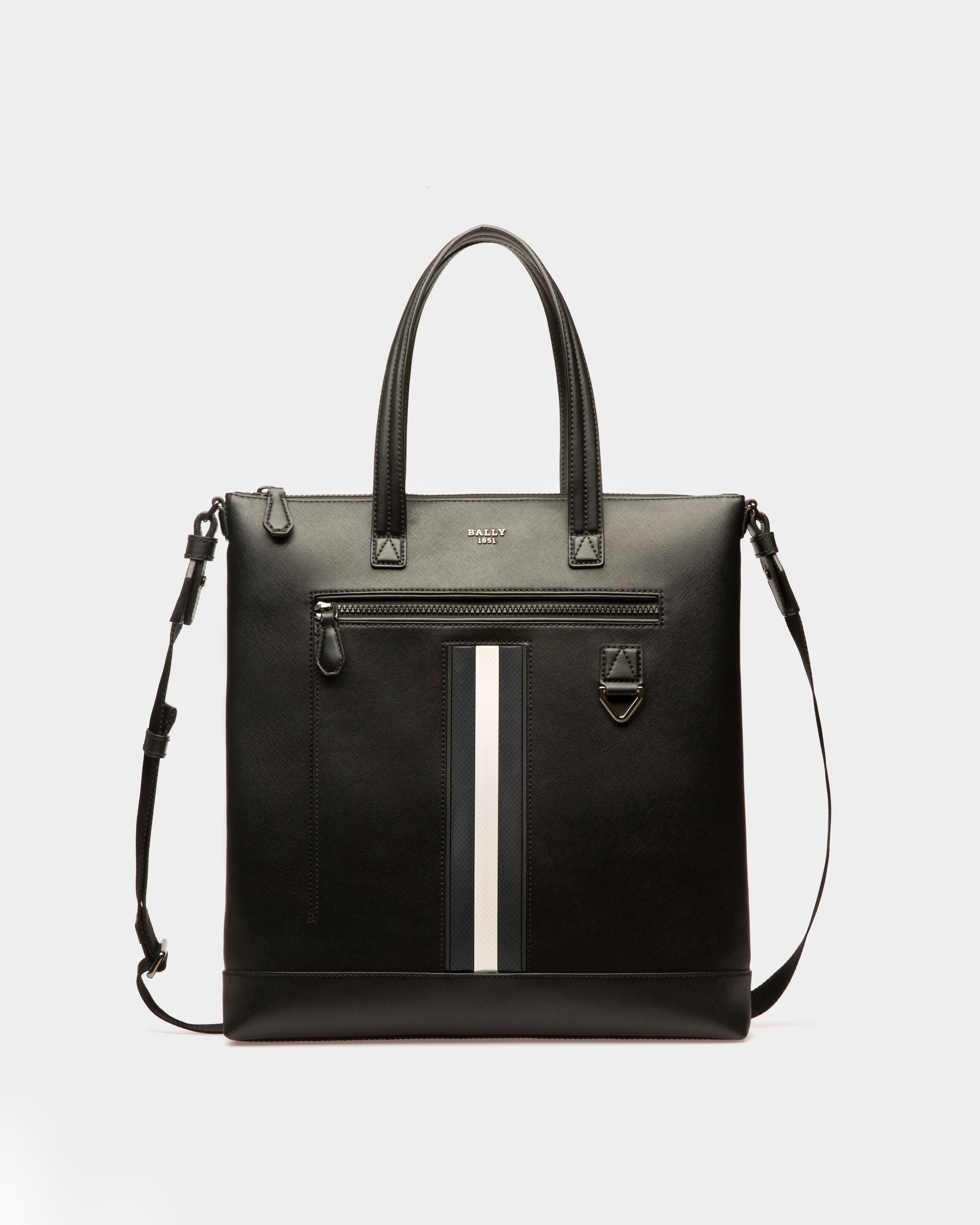 Mahir Shopper Aus Schwarzem Recyceltem Leder - Herren - Bally - 01