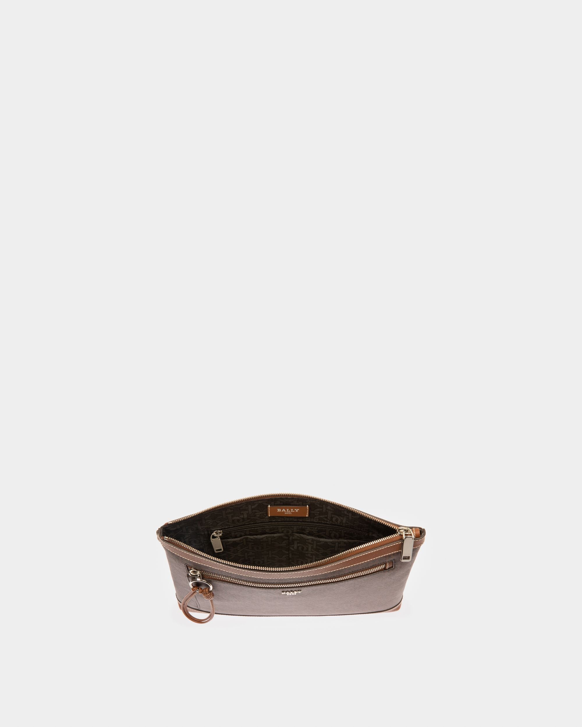 Hanley Clutch Aus Braunem Tpu - Herren - Bally - 03