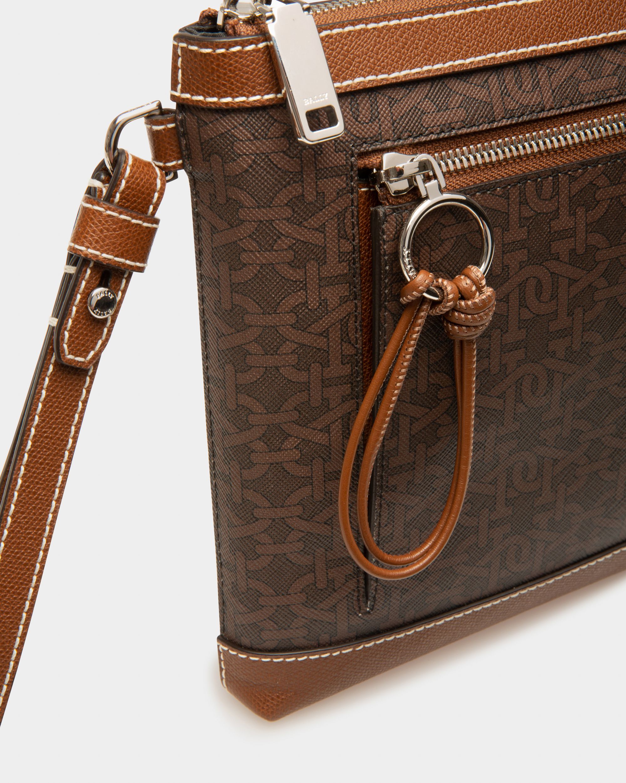 Hanley Clutch Aus Braunem Tpu - Herren - Bally - 05