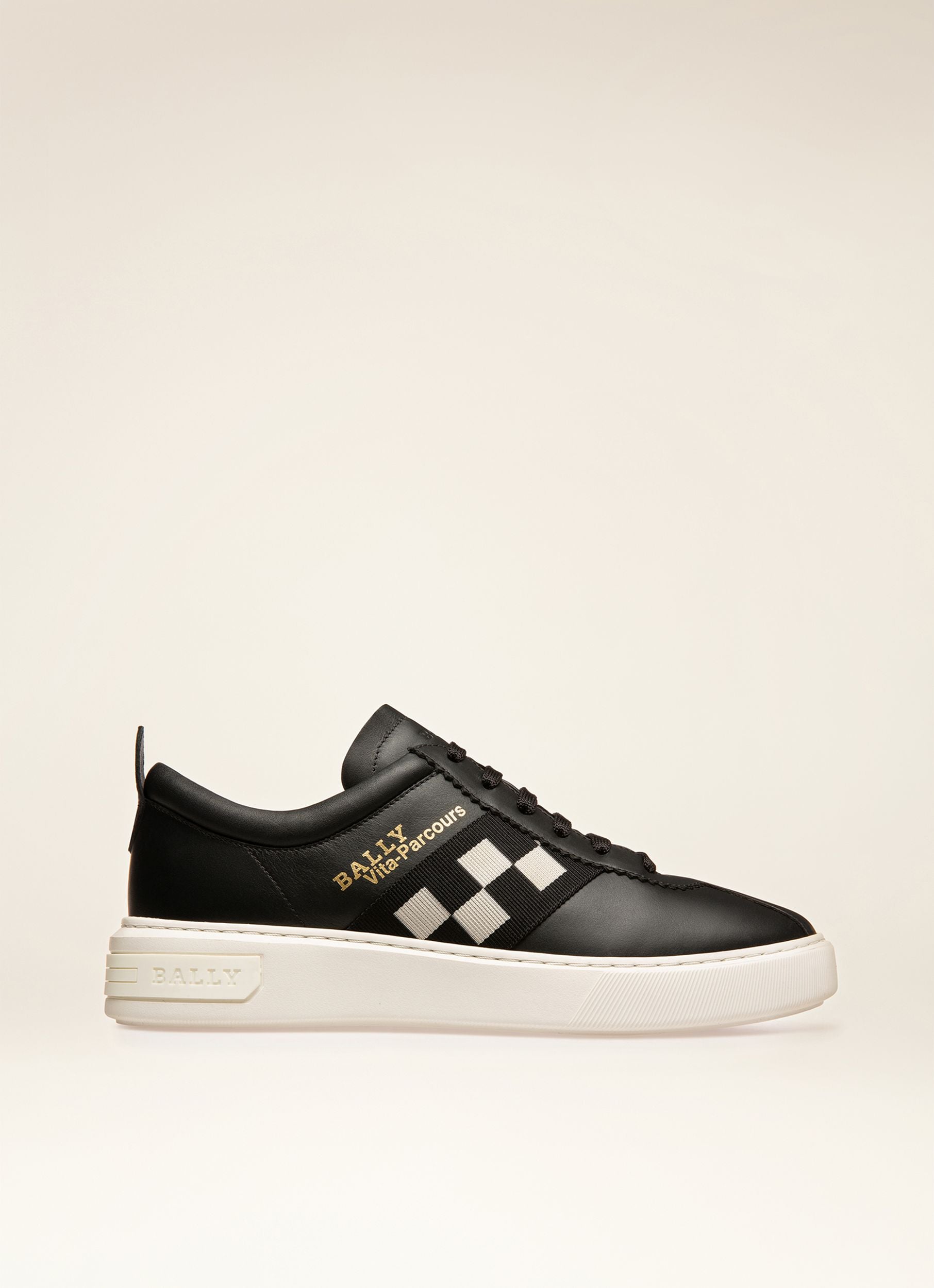 Vita Parcours Sneaker Aus Schwarzem Leder - Herren - Bally - 01