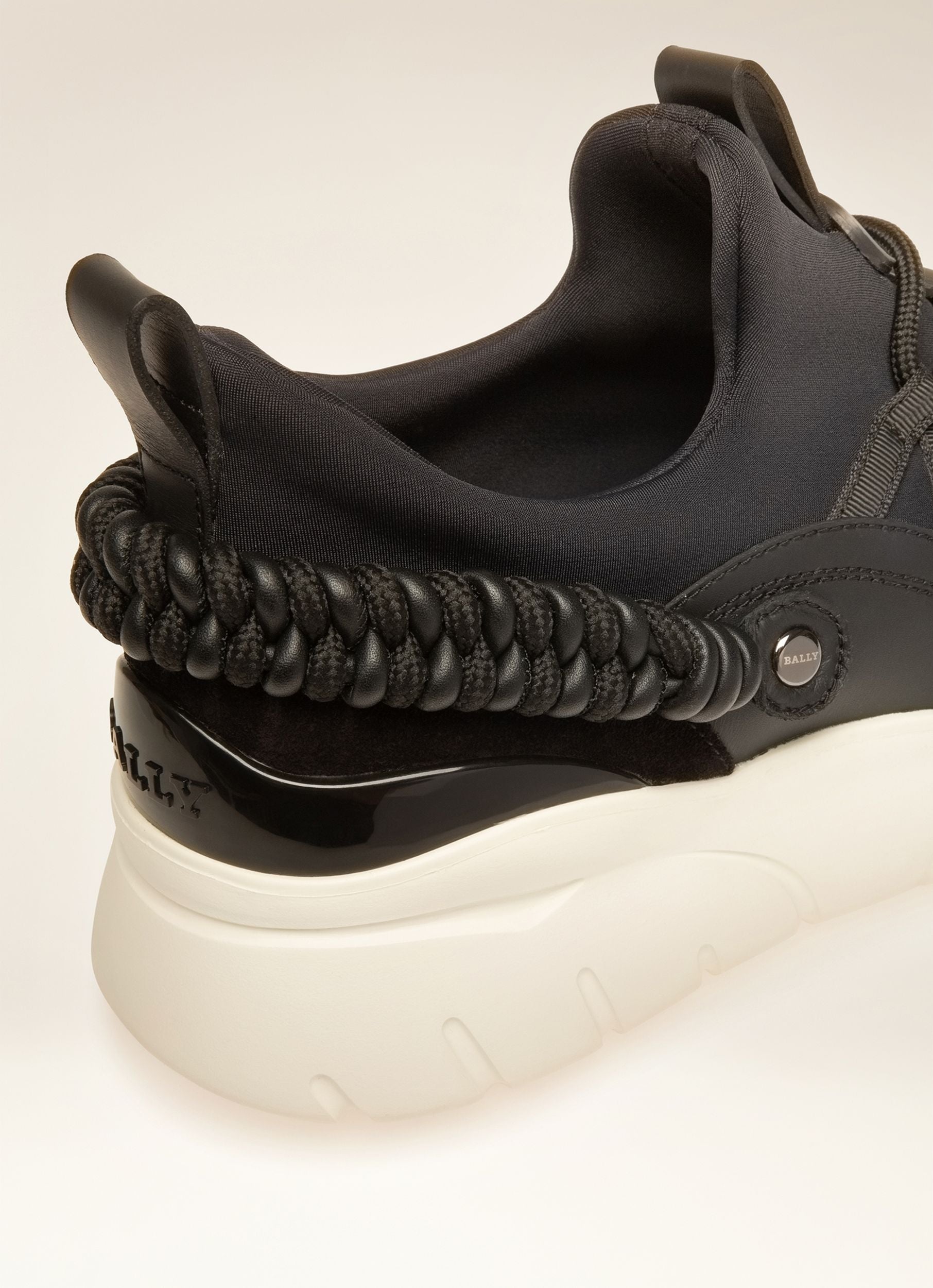 Brogan Sneaker Aus Schwarzem Leder - Herren - Bally - 03