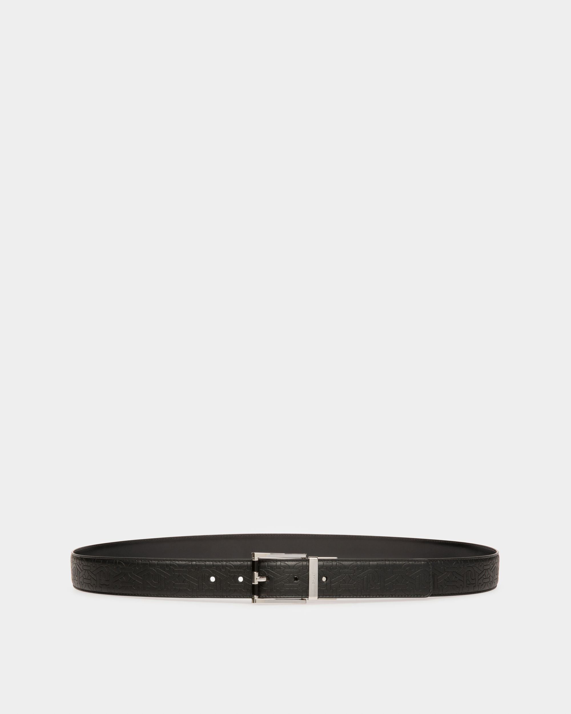 Astor 35 Mm Breiter Gürtel Aus Schwarzem Leder - Herren - Bally - 01