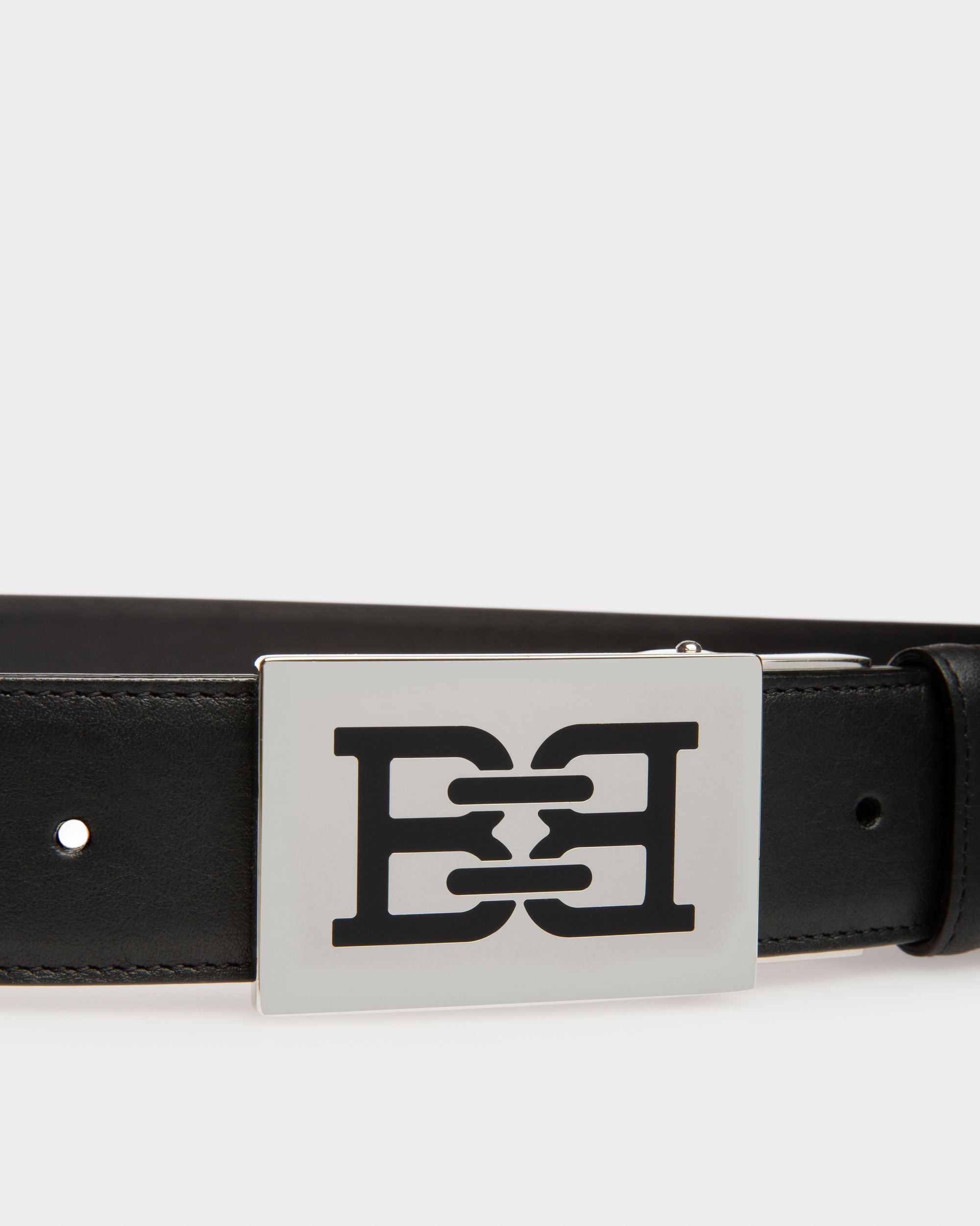 Bristol 35 Mm Breiter Gürtel Aus Schwarzem Leder - Herren - Bally - 03