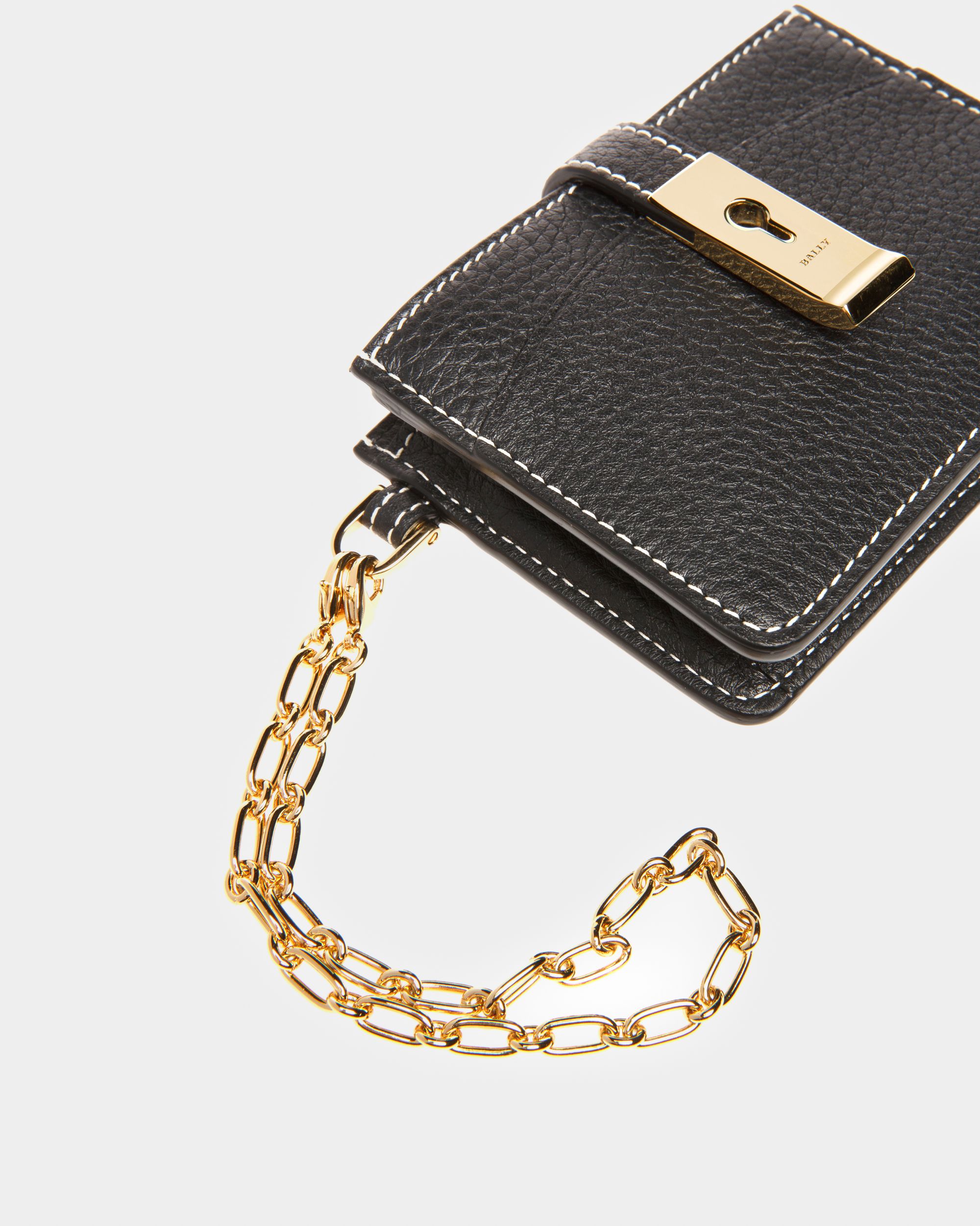 Ava Kartenetui Aus Schwarzem Leder - Damen - Bally - 04