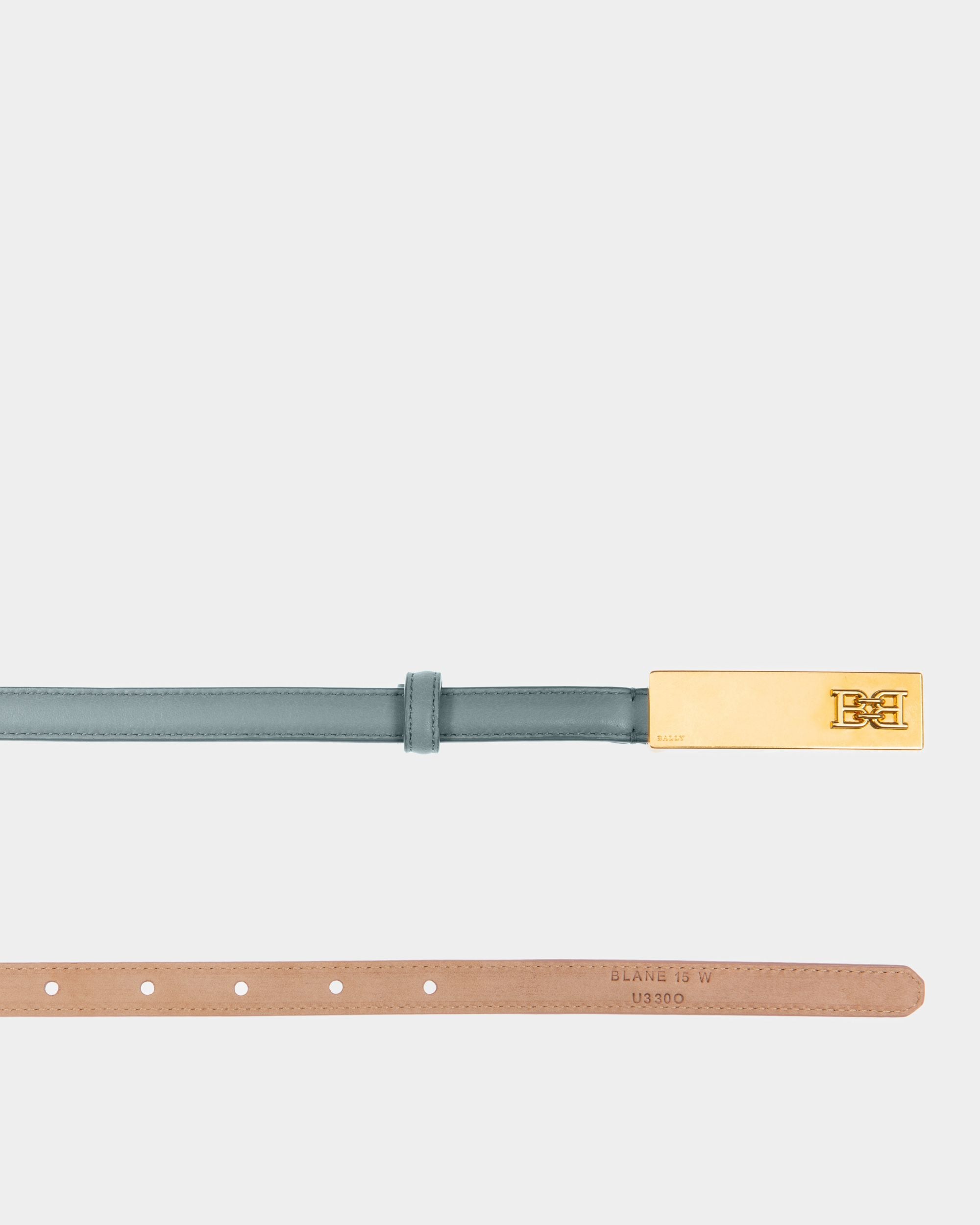 Blane 15 Mm Breiter Gürtel Aus Schwarzem Leder - Damen - Bally - 02