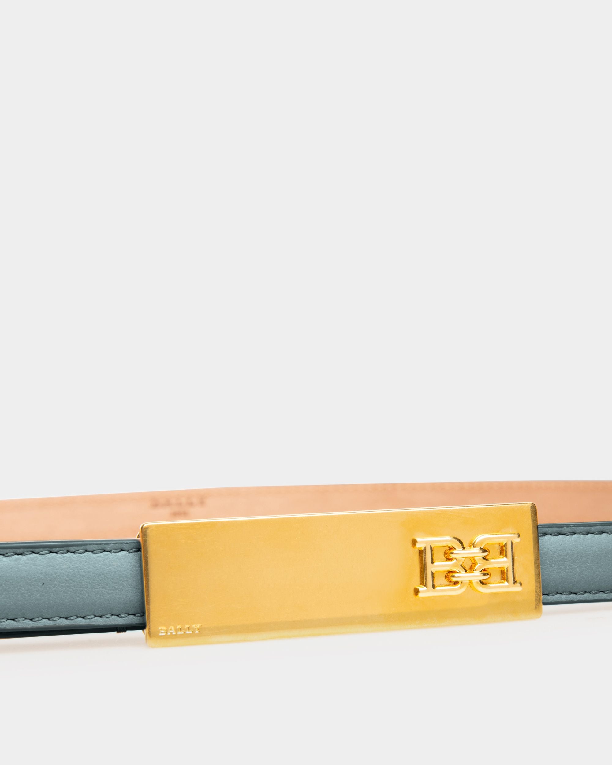 Blane 15 Mm Breiter Gürtel Aus Schwarzem Leder - Damen - Bally - 03