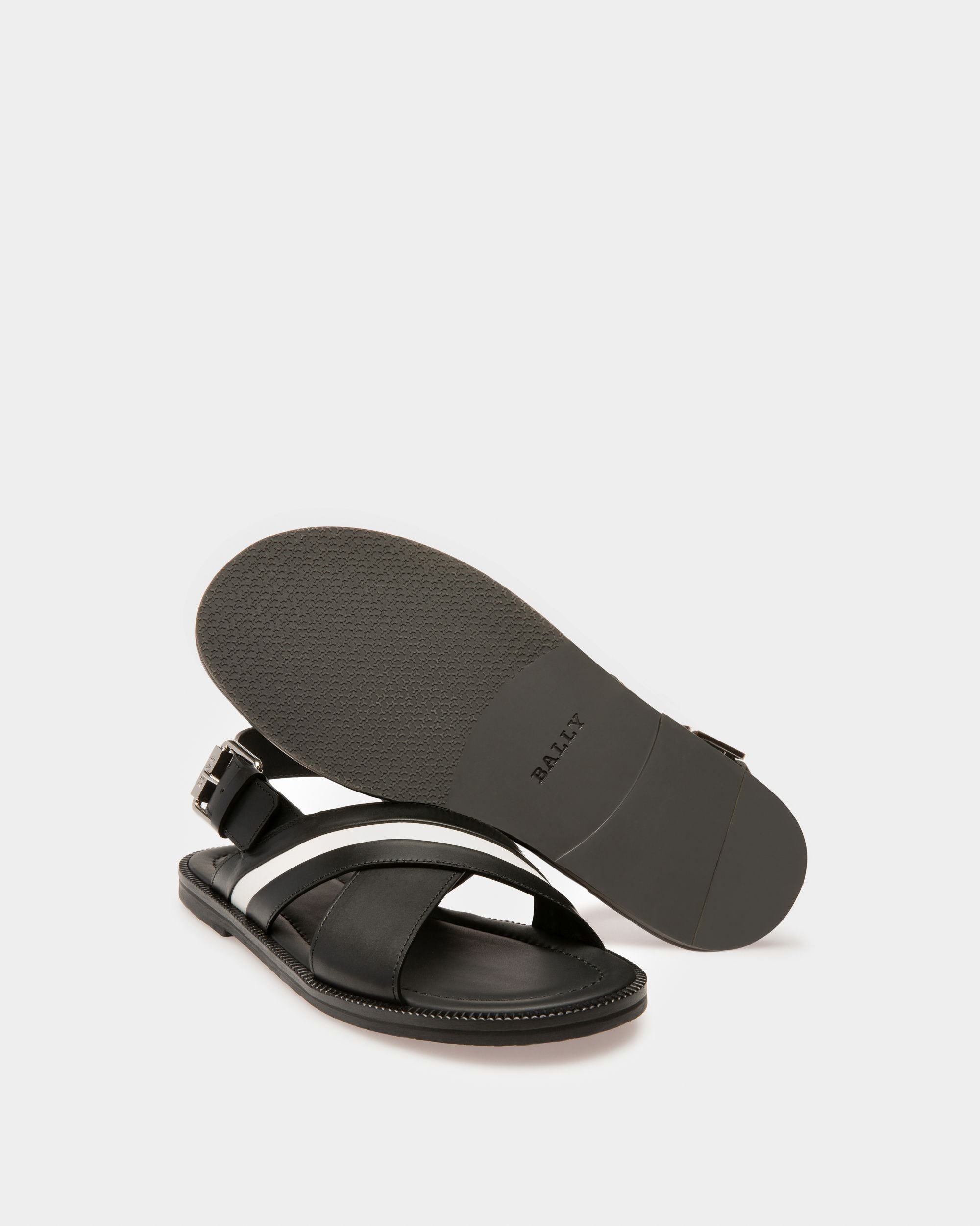 Jamilo Sandalen Aus Schwarzem Leder - Herren - Bally - 04