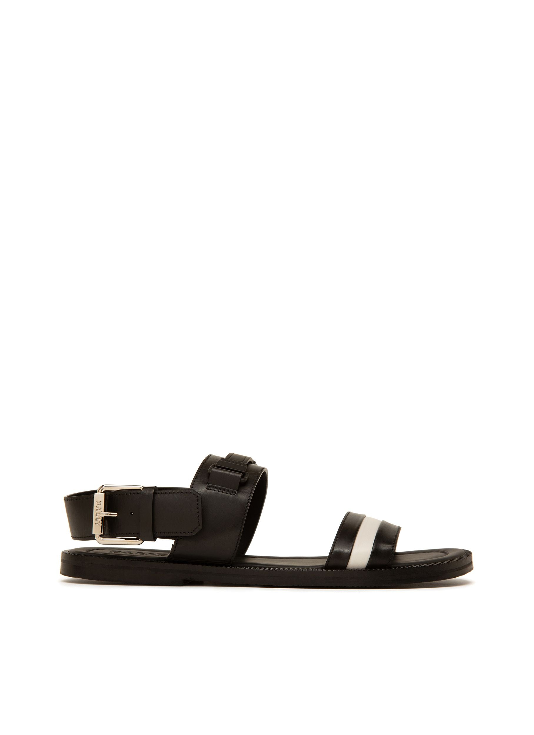 Jawan Sandalen Aus Schwarzem Leder - Herren - Bally - 01