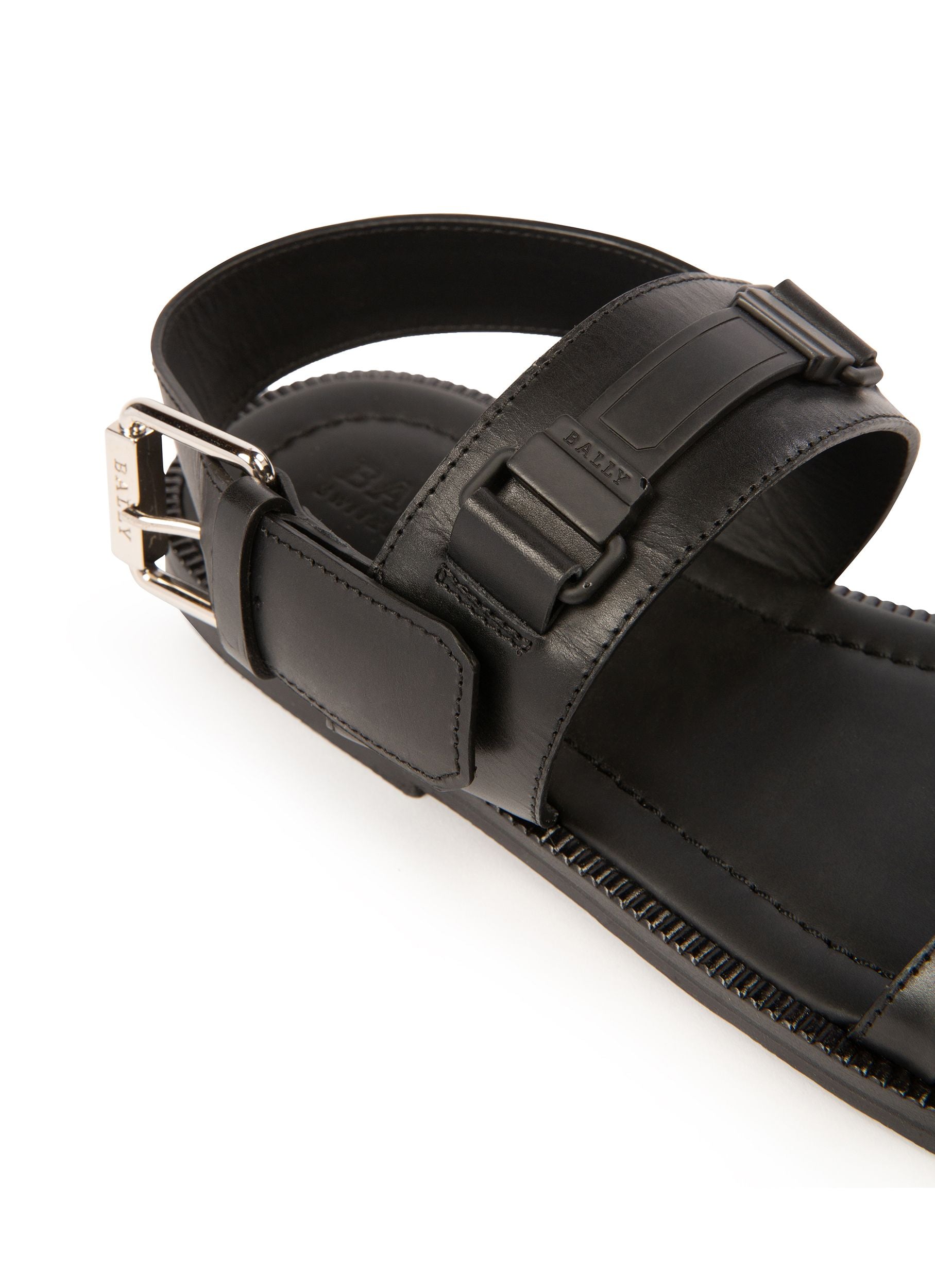 Jawan Sandalen Aus Schwarzem Leder - Herren - Bally - 03
