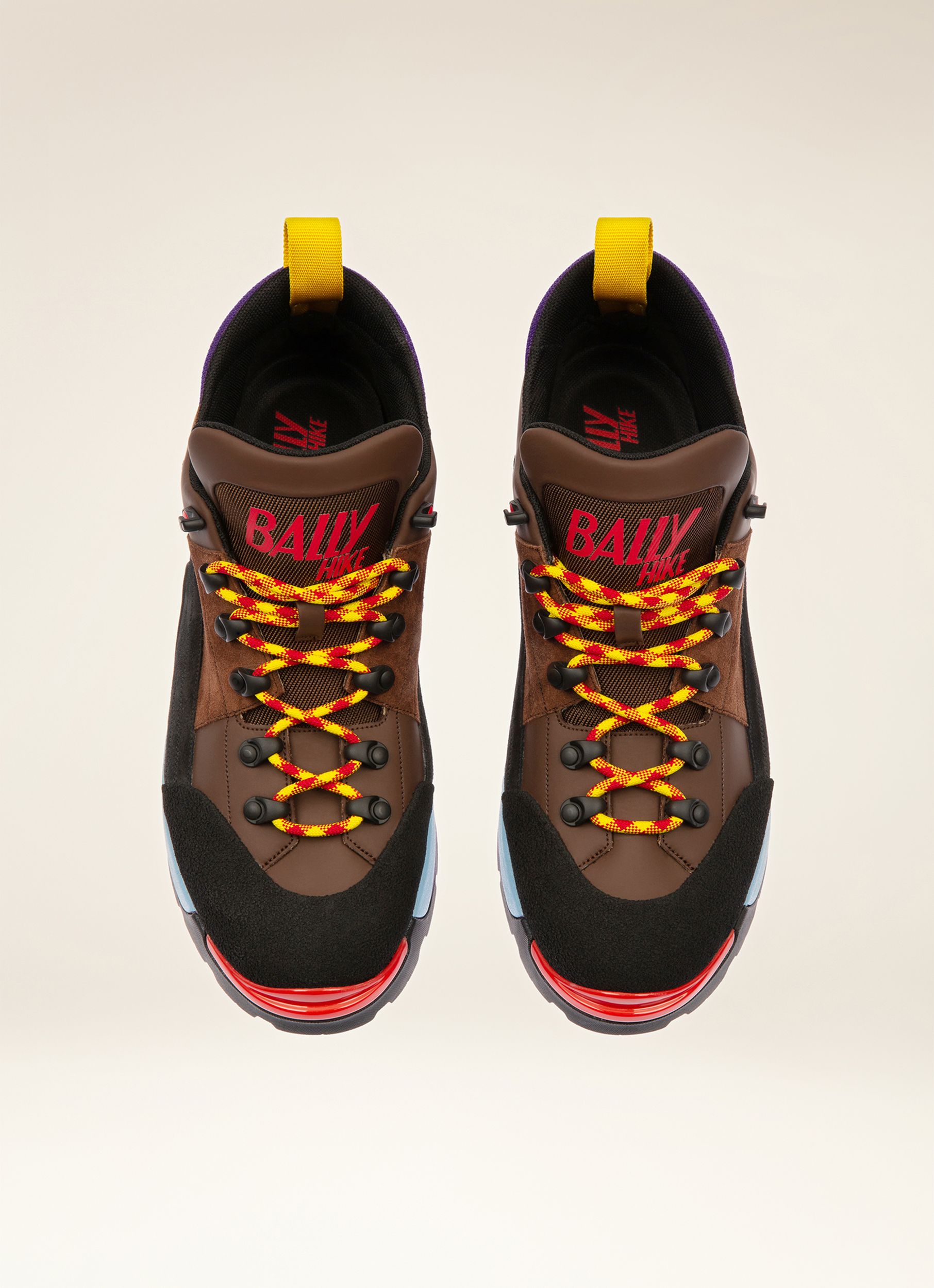 Bally Hike Stiefel Aus Mehrfarbigem, Gummibeschichtetem Leder Und Veloursleder - Herren - Bally - 04