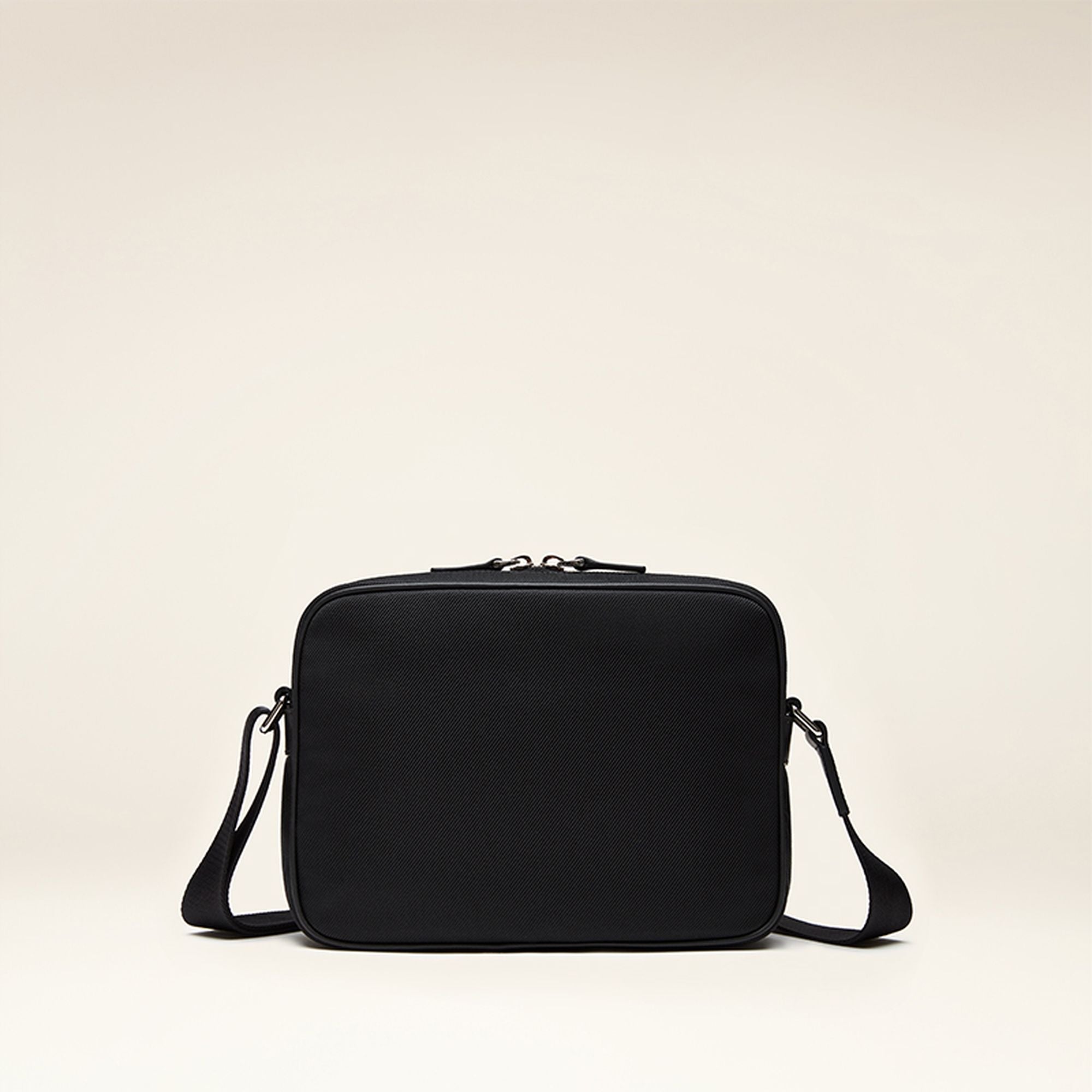 Men's Black Striped Shoulder Bag - Herren - Bally - 02