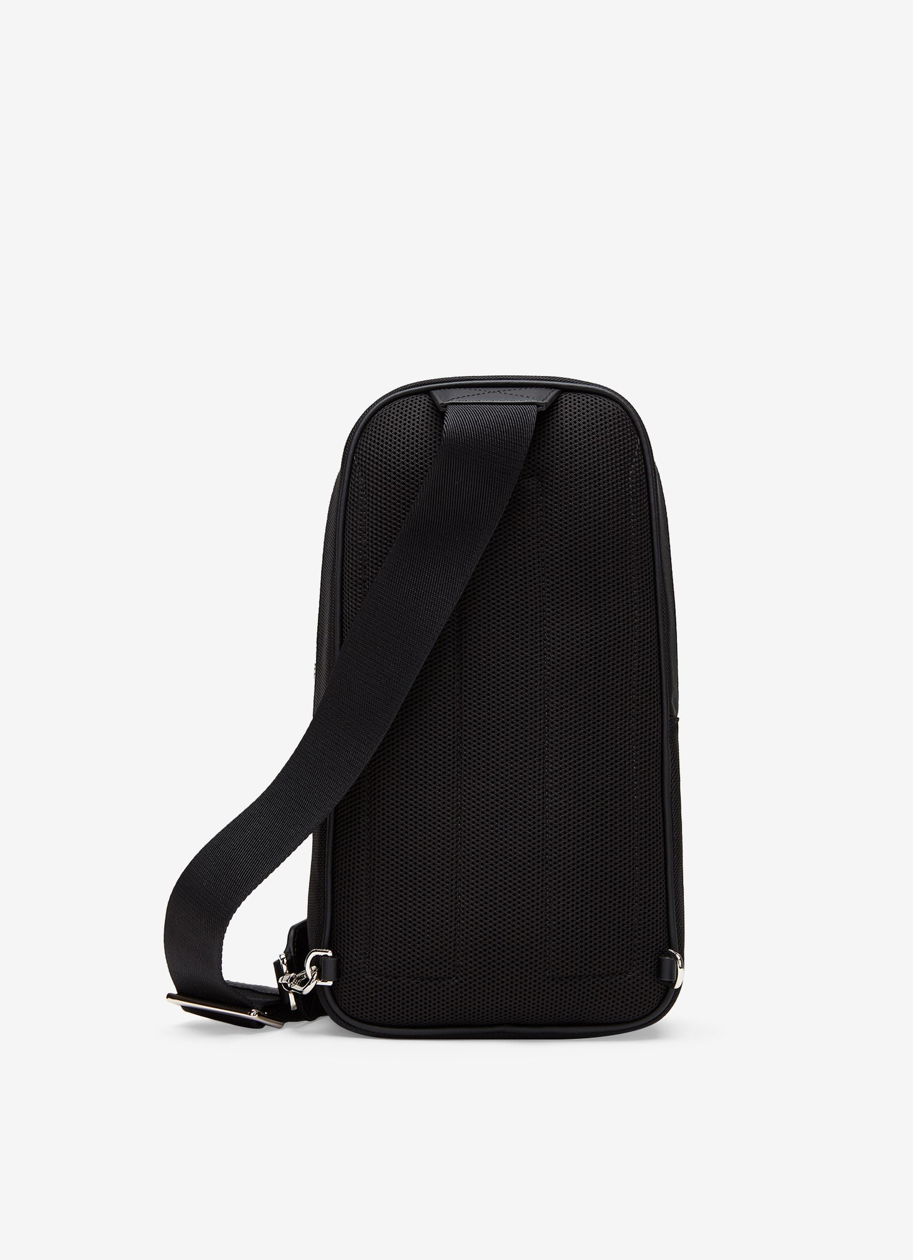 Men's Black Stripe Waist Bag - Herren - Bally - 02