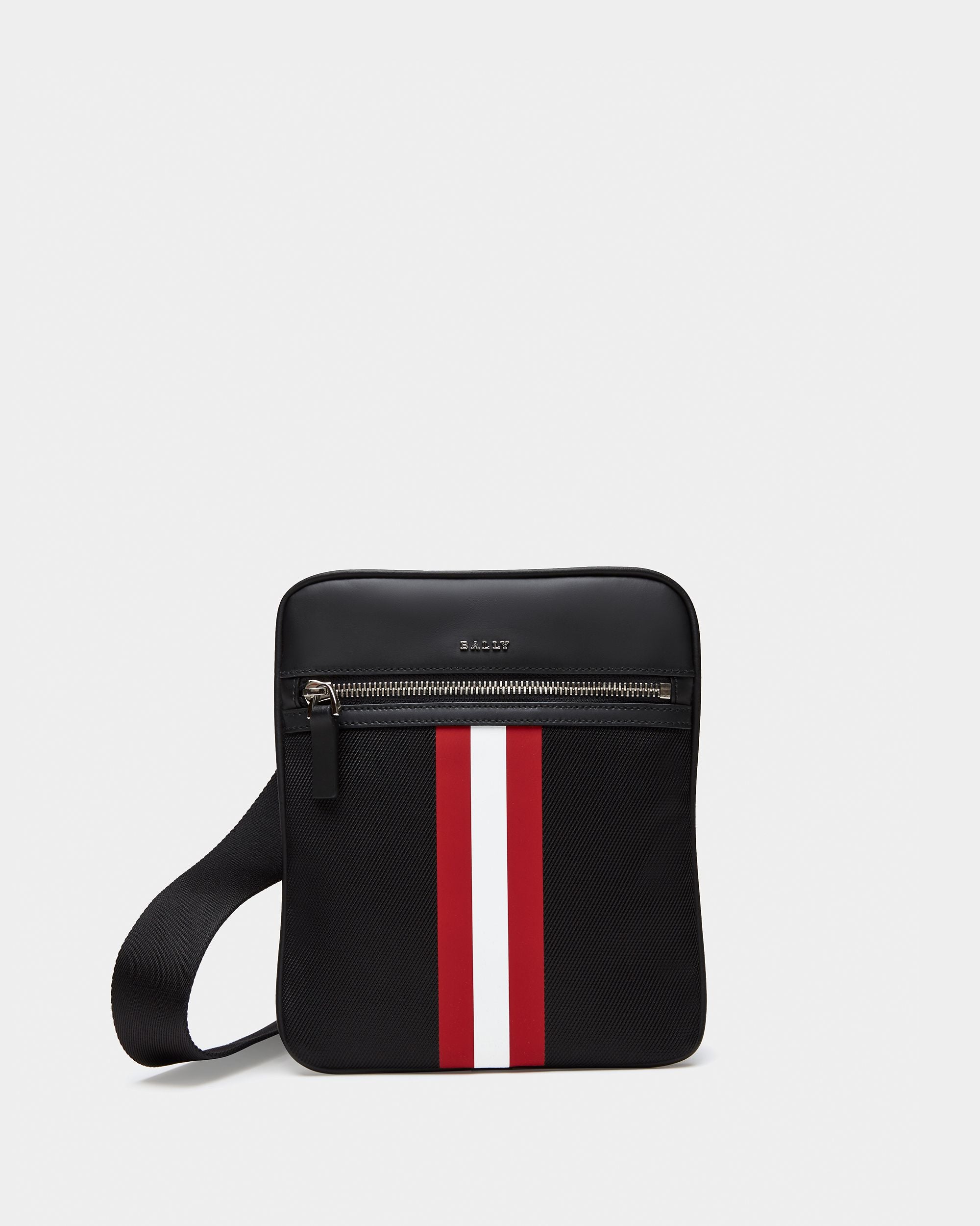 Men's Black Crossbody Bag - Herren - Bally - 01