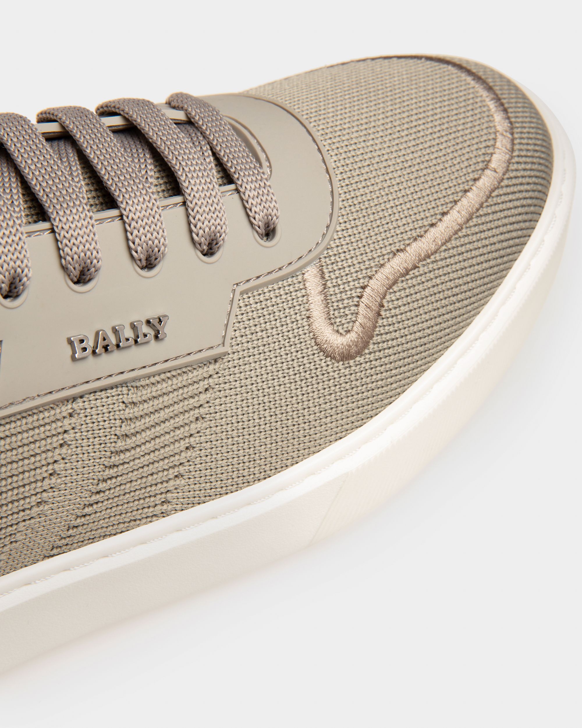Macky Sneaker Aus Grauem Strickgewebe - Herren - Bally - 05